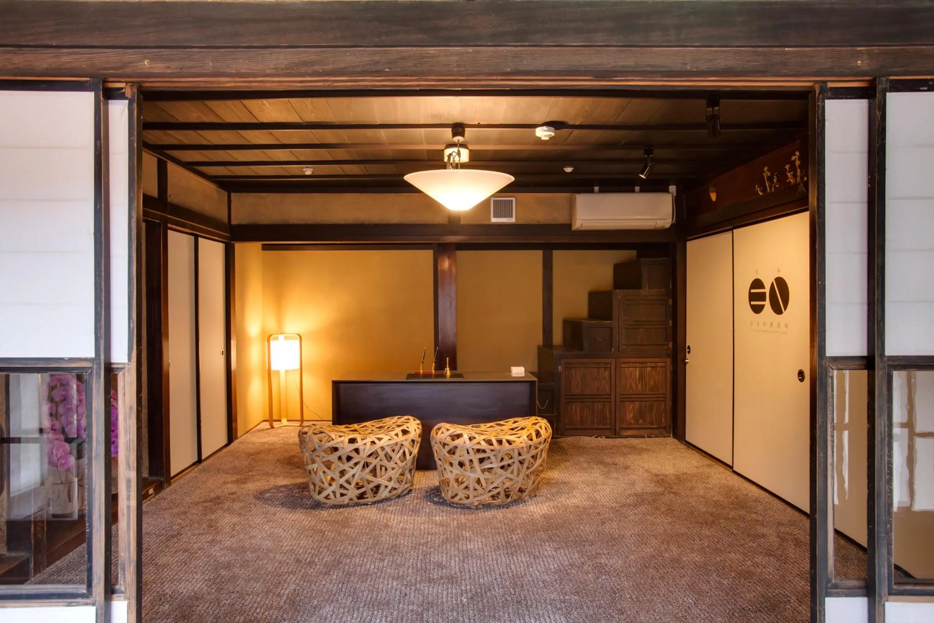 Lobby or reception, Bed in EN Takeda Castle Town Hotel