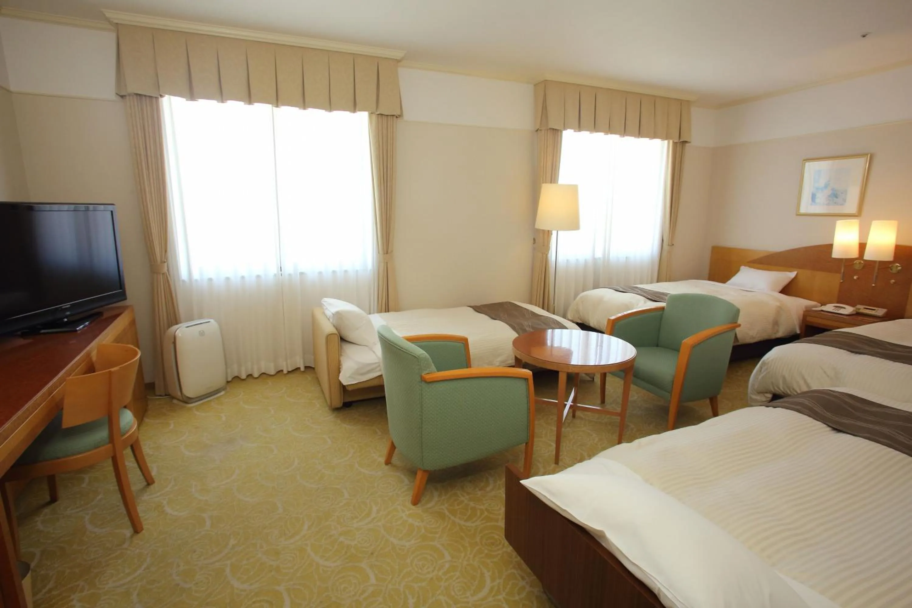 Photo of the whole room, Bed in The Celecton Premier Kobe Sanda Hotel