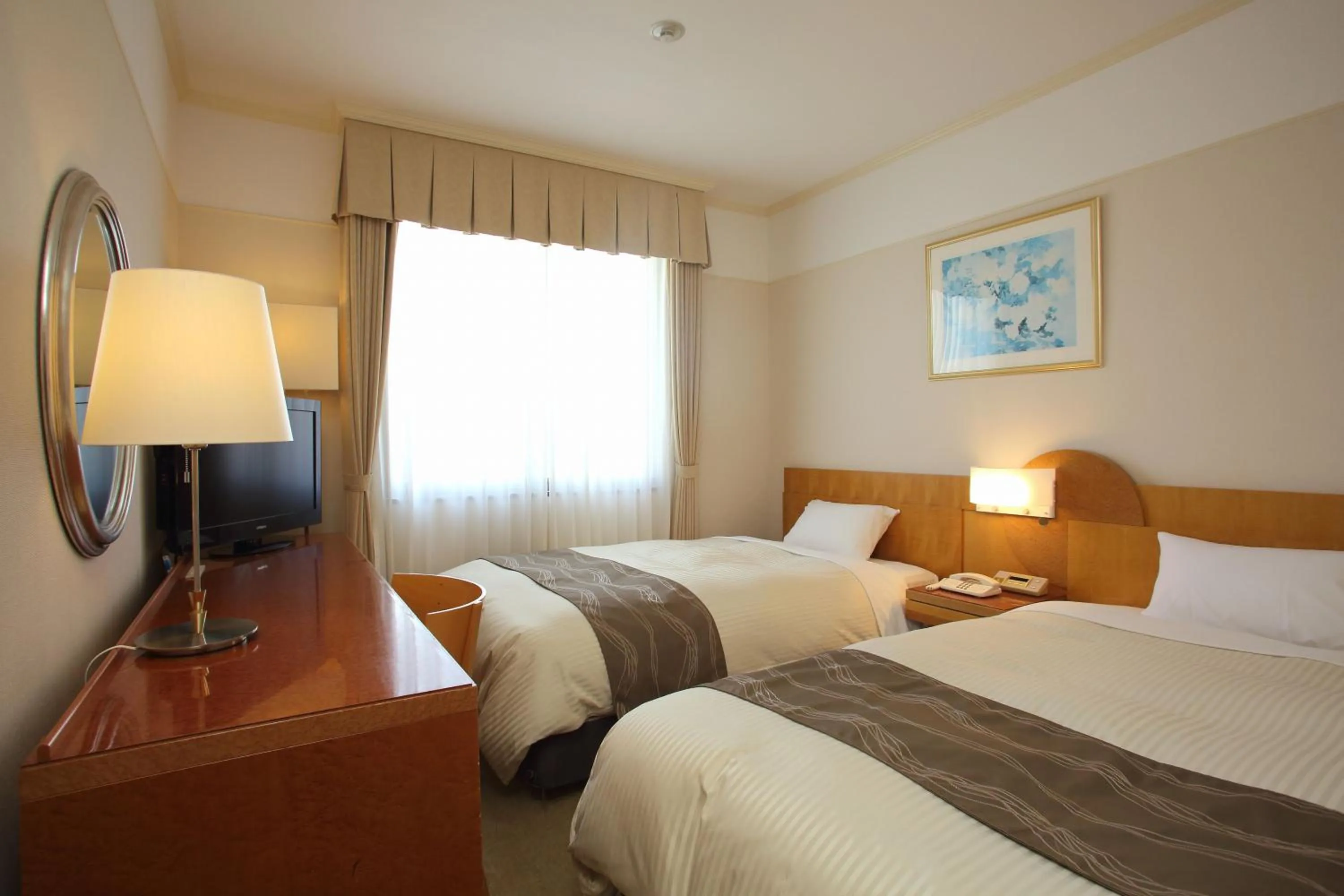 Photo of the whole room, Bed in The Celecton Premier Kobe Sanda Hotel