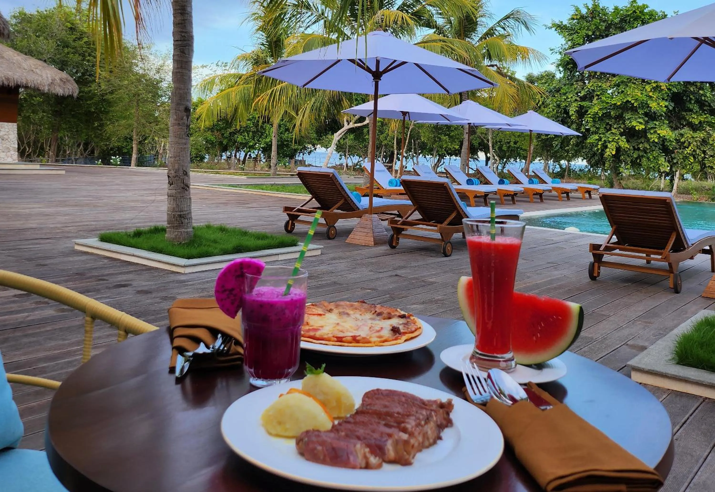 Food close-up in KANDORA Luxury villas