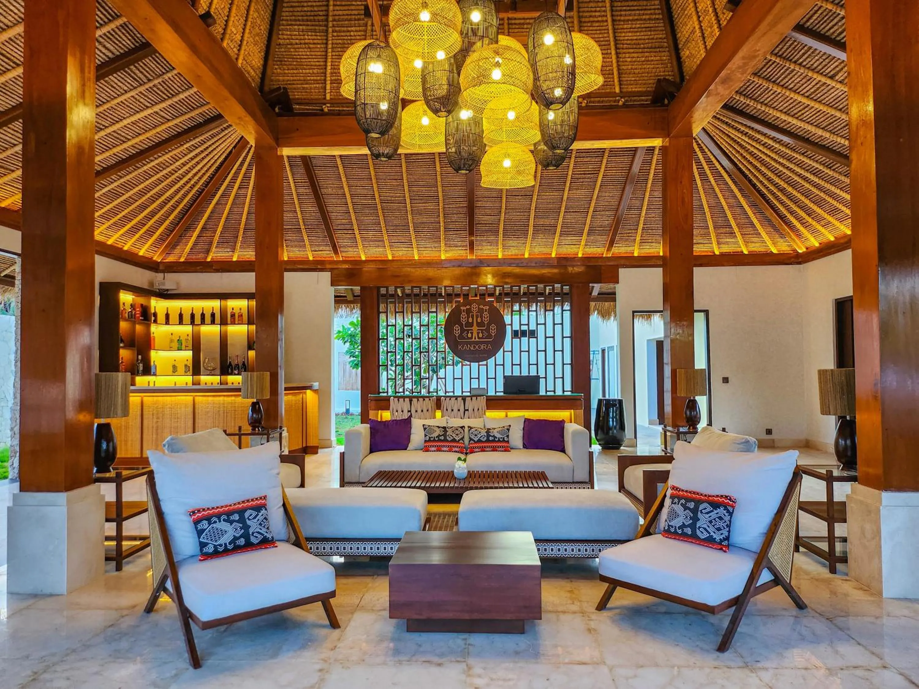 Lobby or reception in KANDORA Luxury villas