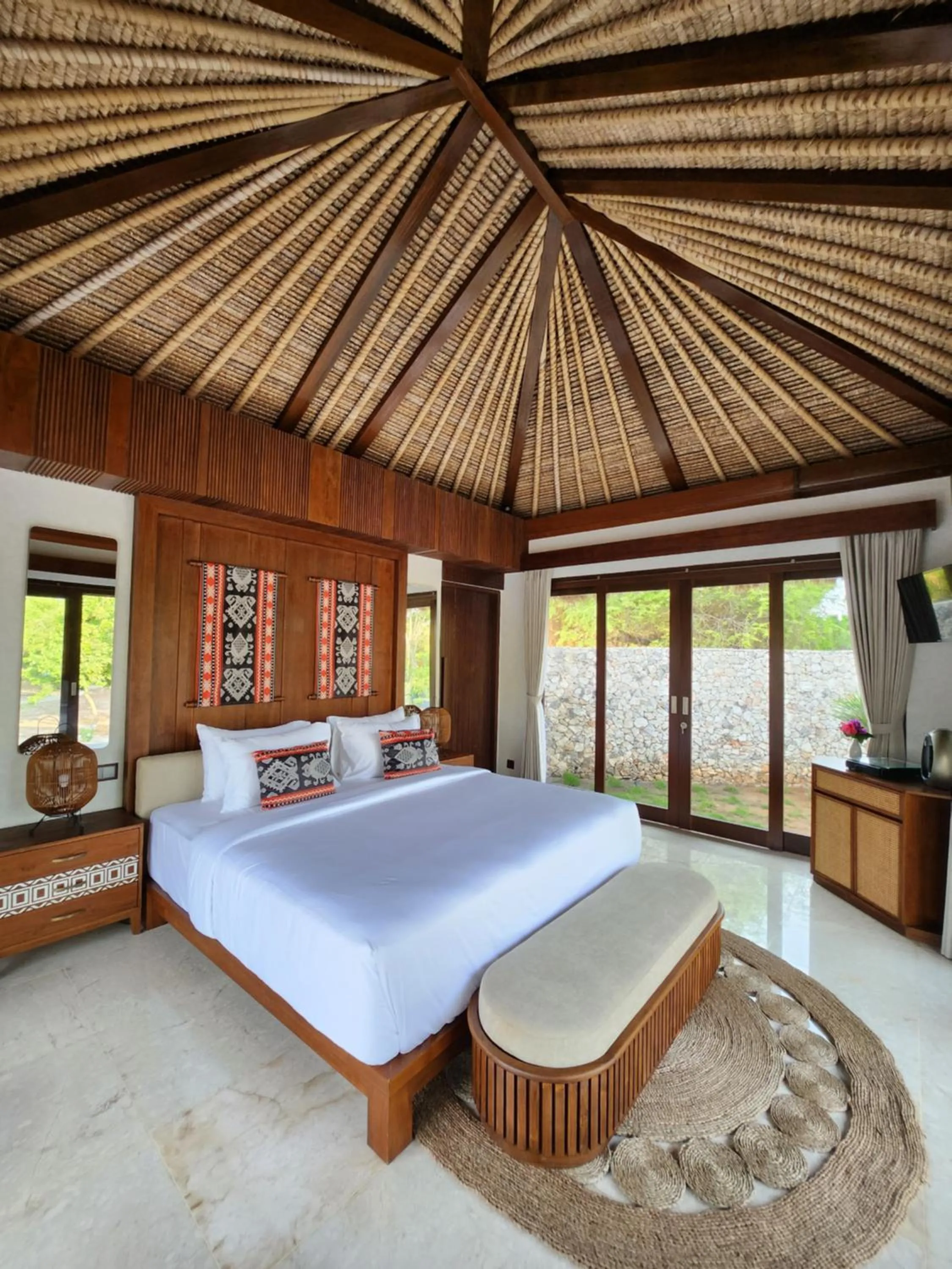Bed in KANDORA Luxury villas
