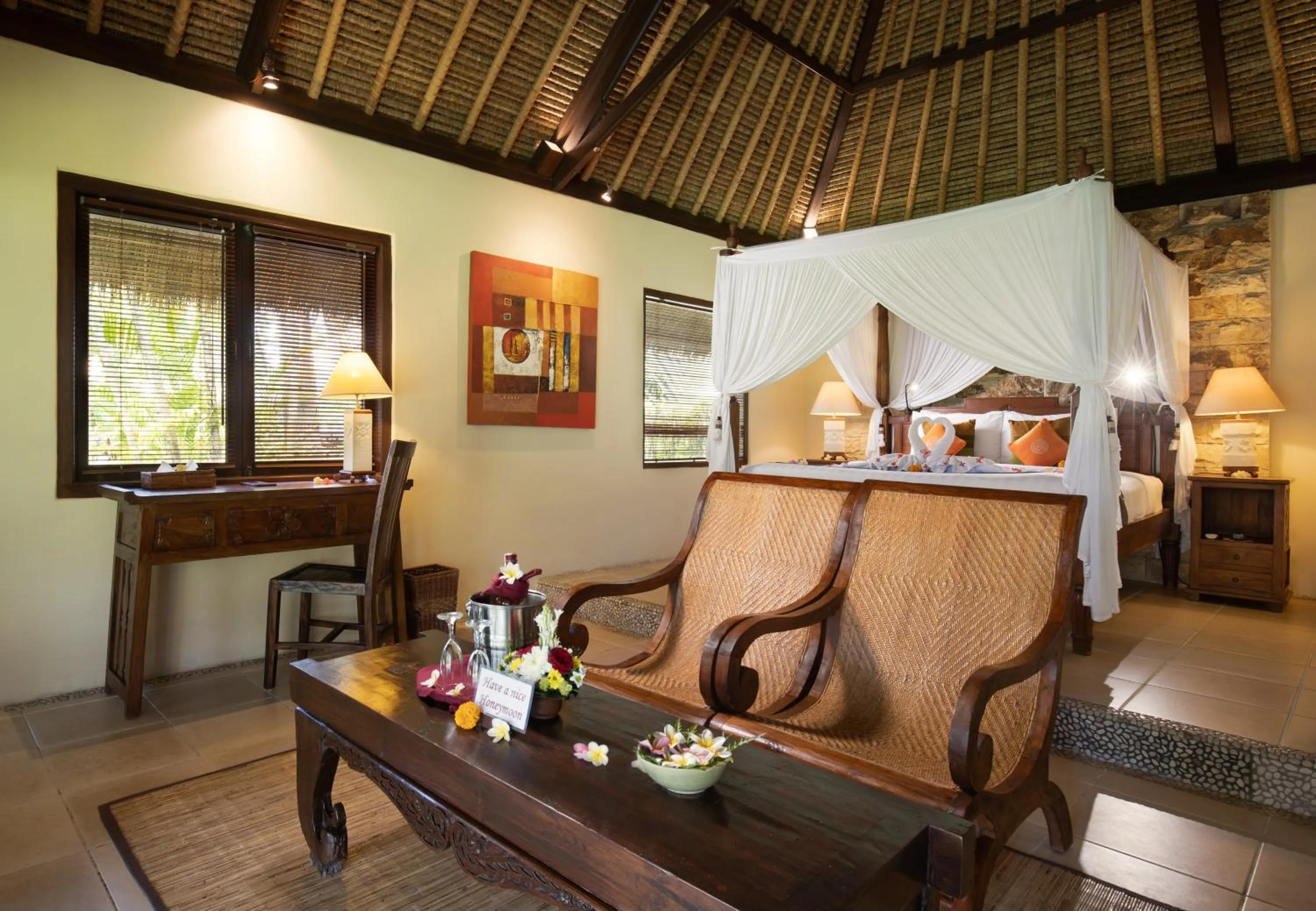 Living room in Alam Anda Ocean Front Resort & Spa Dive Resort