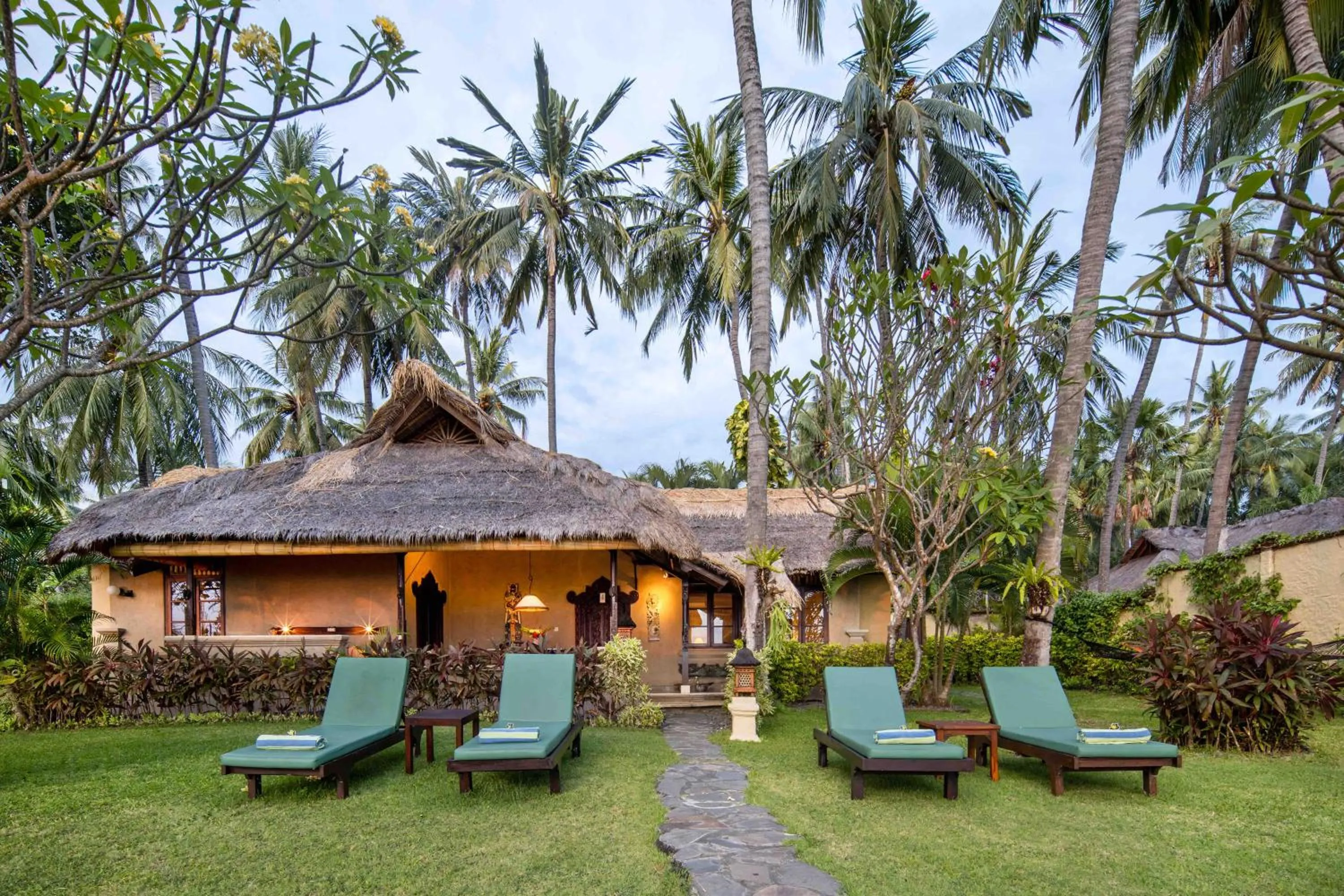 Garden in Alam Anda Ocean Front Resort & Spa Dive Resort