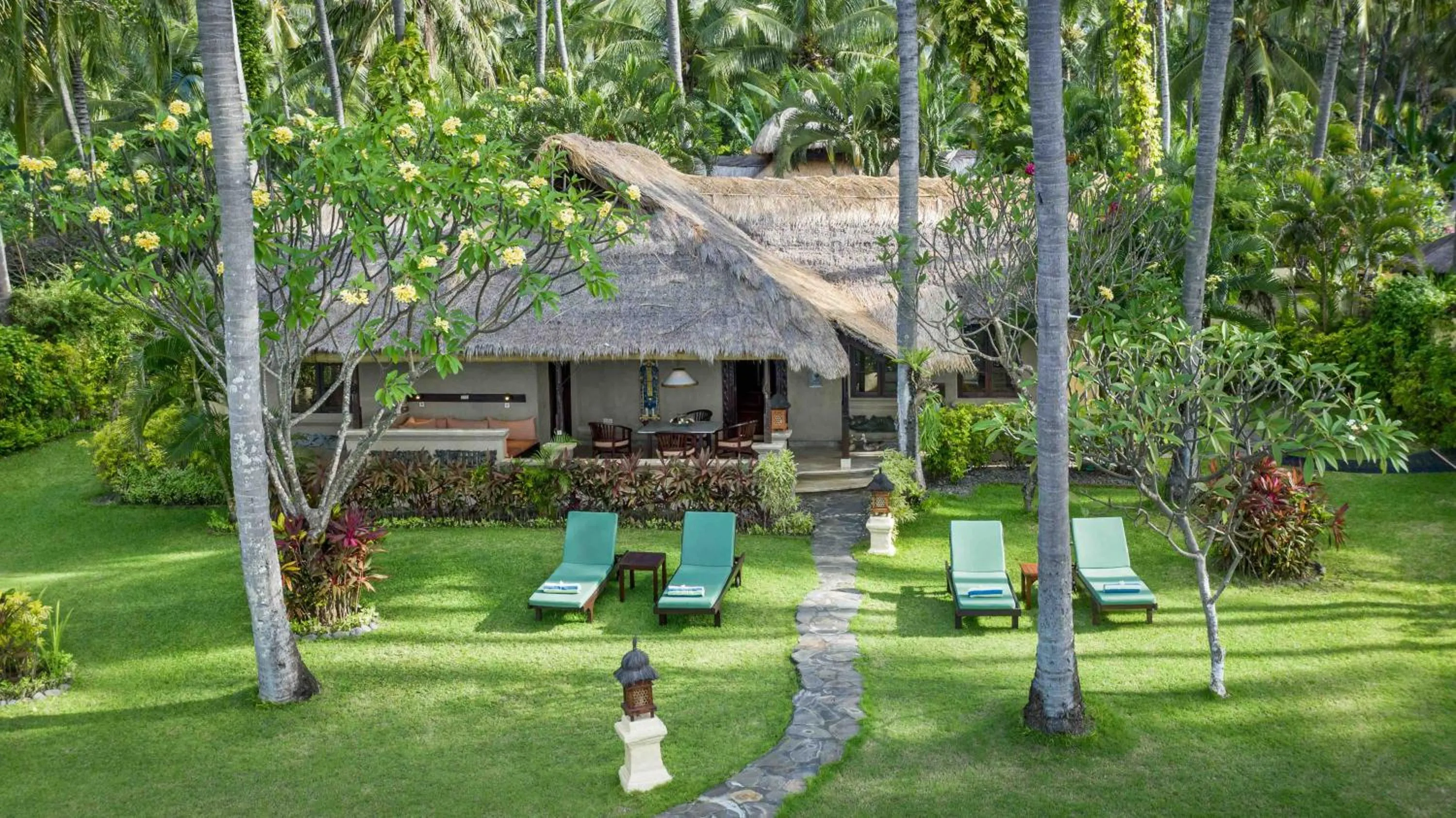 Garden in Alam Anda Ocean Front Resort & Spa Dive Resort