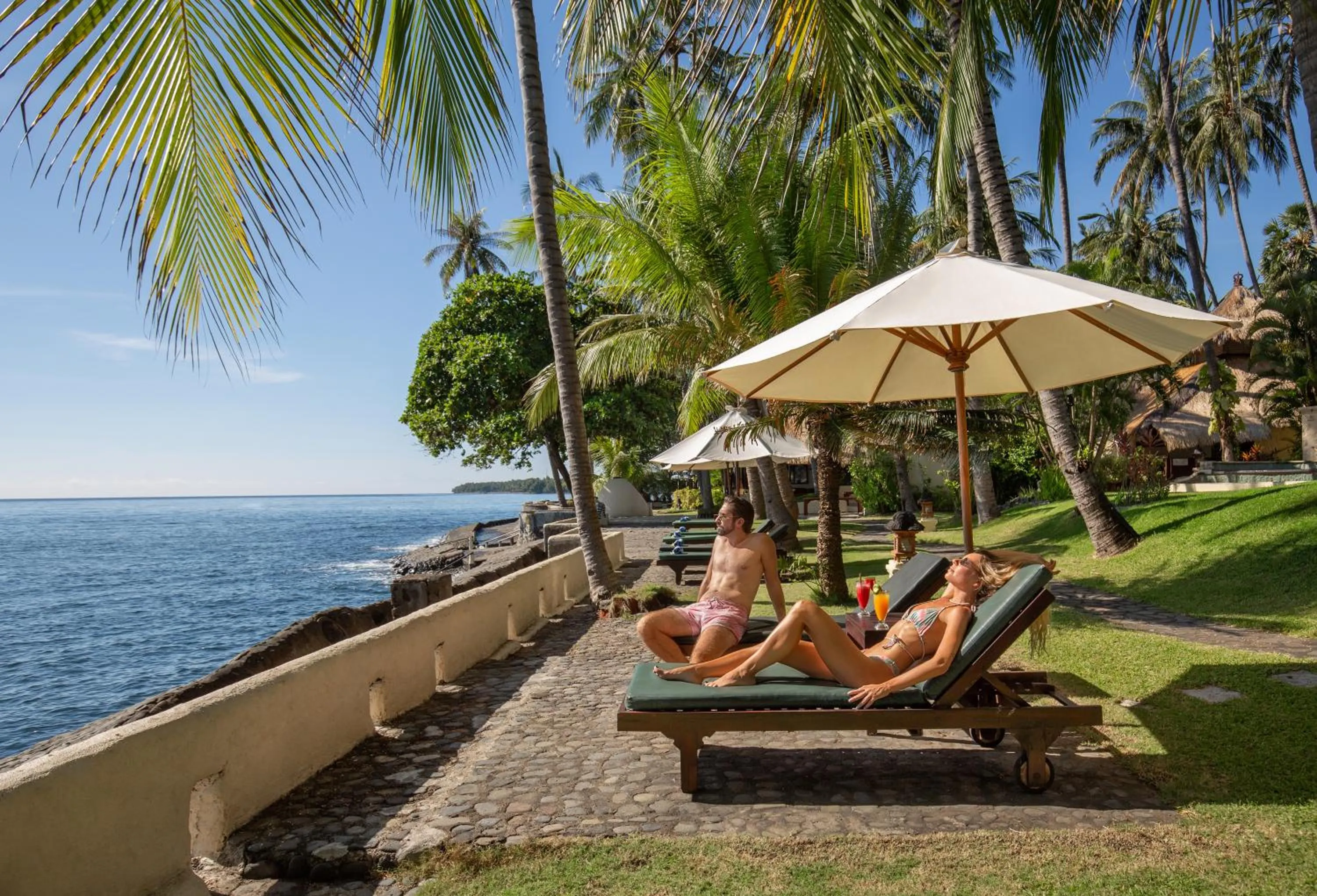 People in Alam Anda Ocean Front Resort & Spa Dive Resort