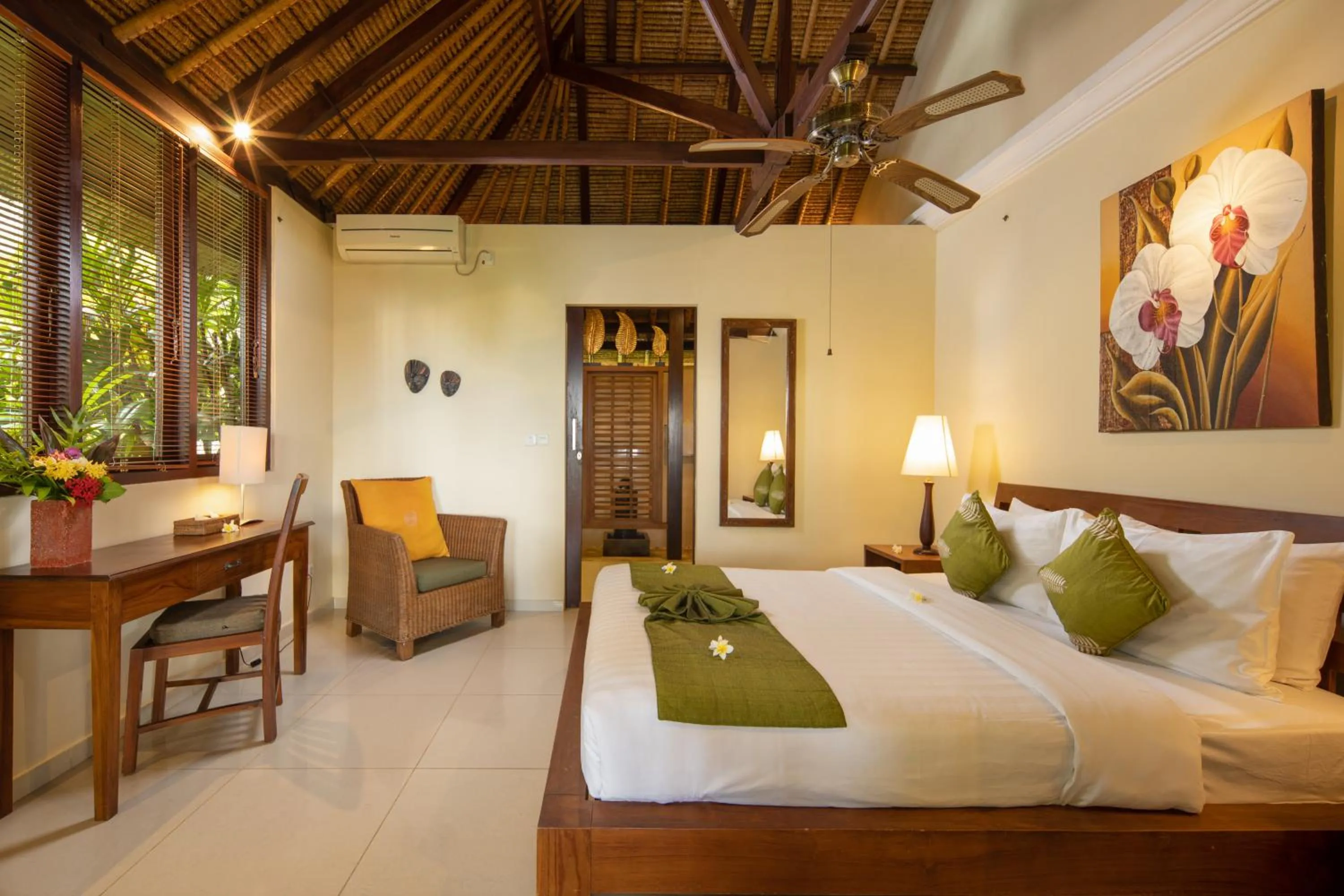 Photo of the whole room, Bed in Alam Anda Ocean Front Resort & Spa Dive Resort