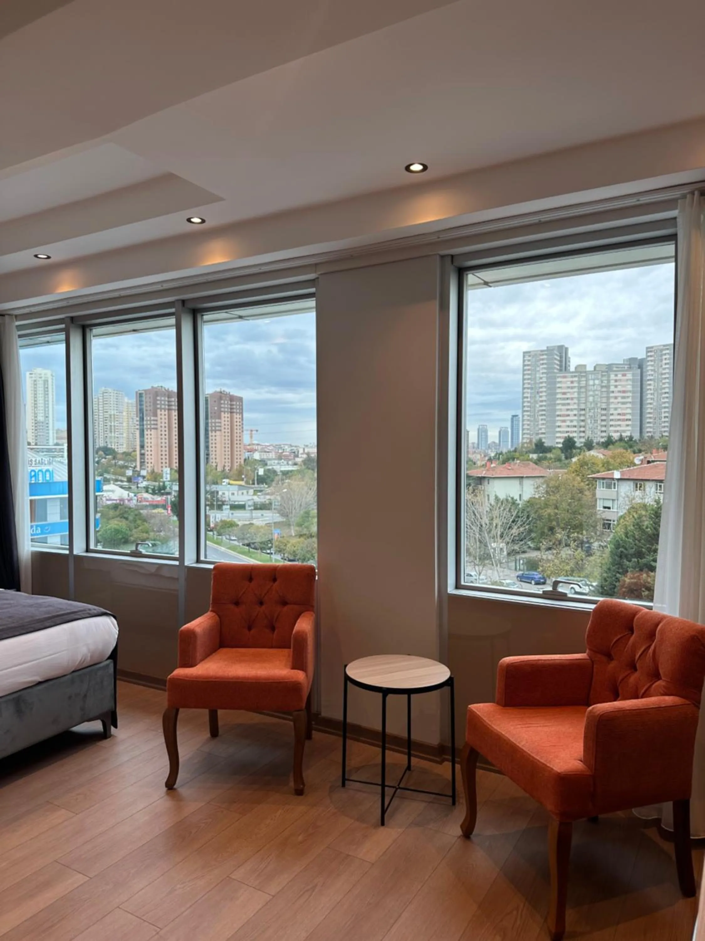 Living room, Bed in Rise Inn