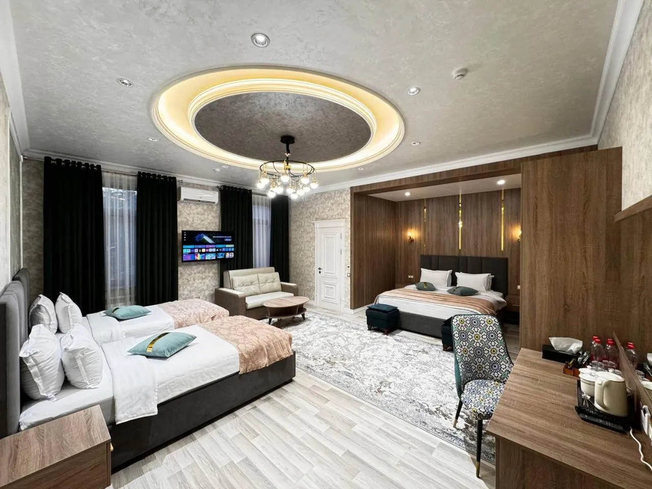 Bed in HOTEL SILK ROAD EMPIRE SAMARKAND