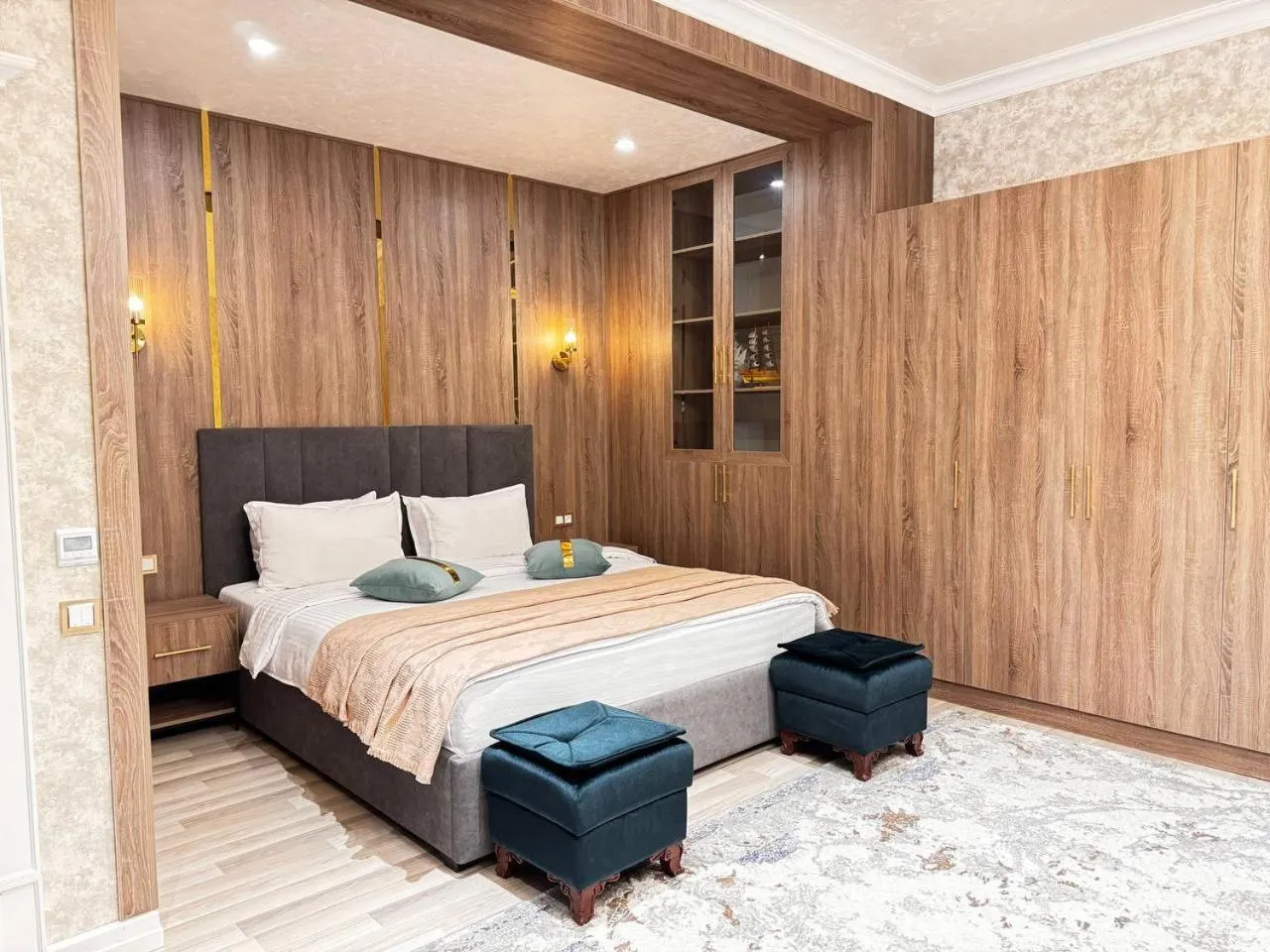 Bed in HOTEL SILK ROAD EMPIRE SAMARKAND