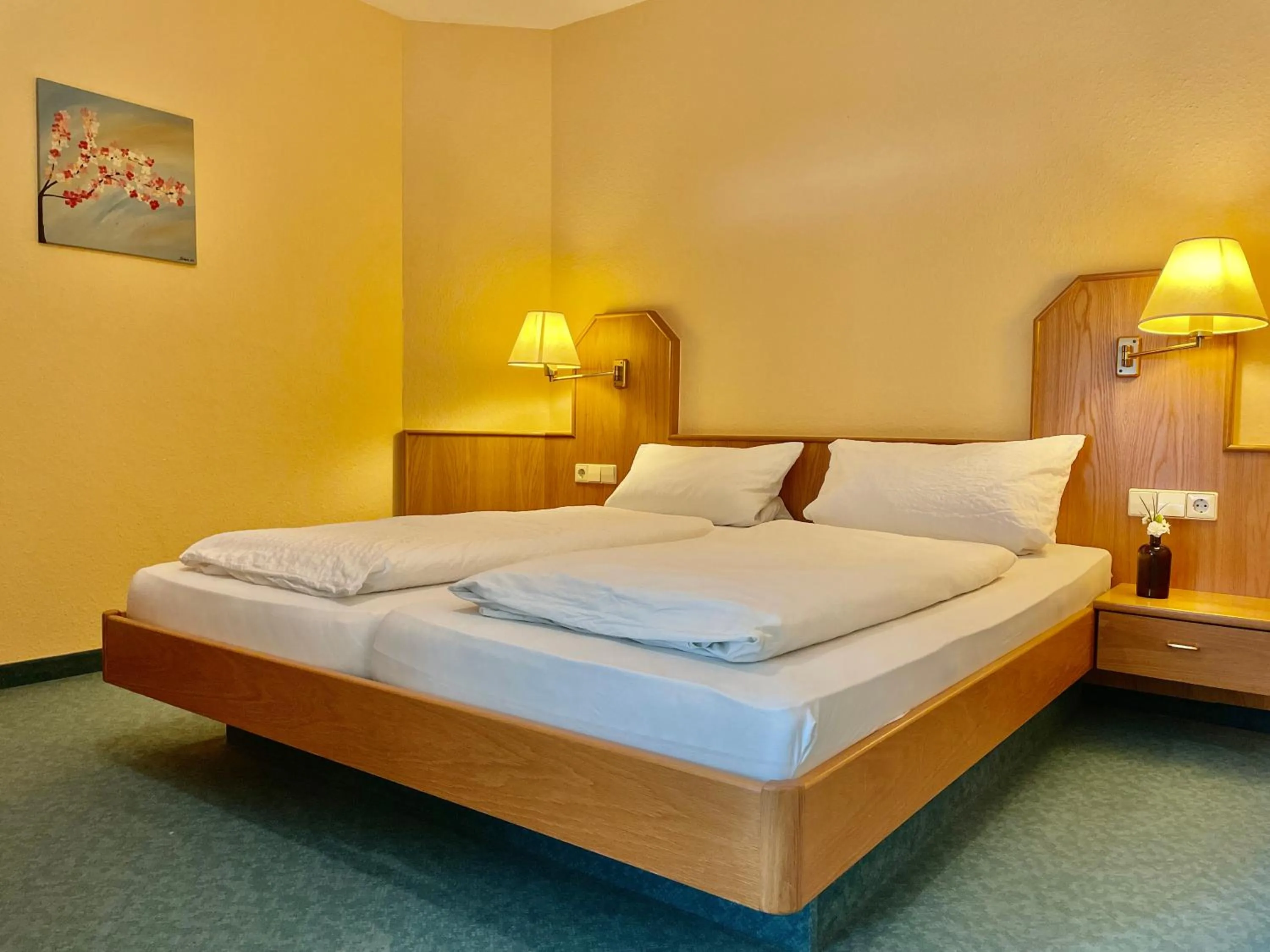 Photo of the whole room, Bed in Landhotel zur Linde