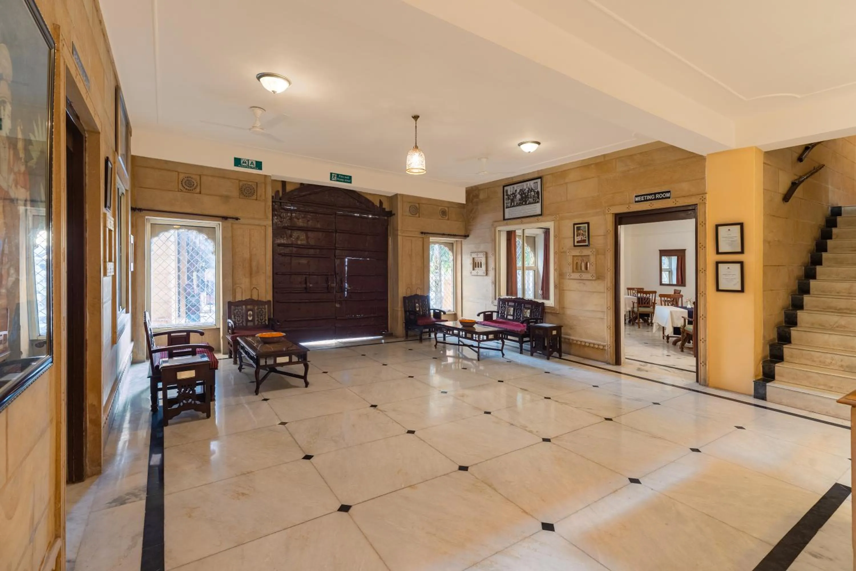 Property building in WelcomHeritage Kalyan Bhawan Hotel