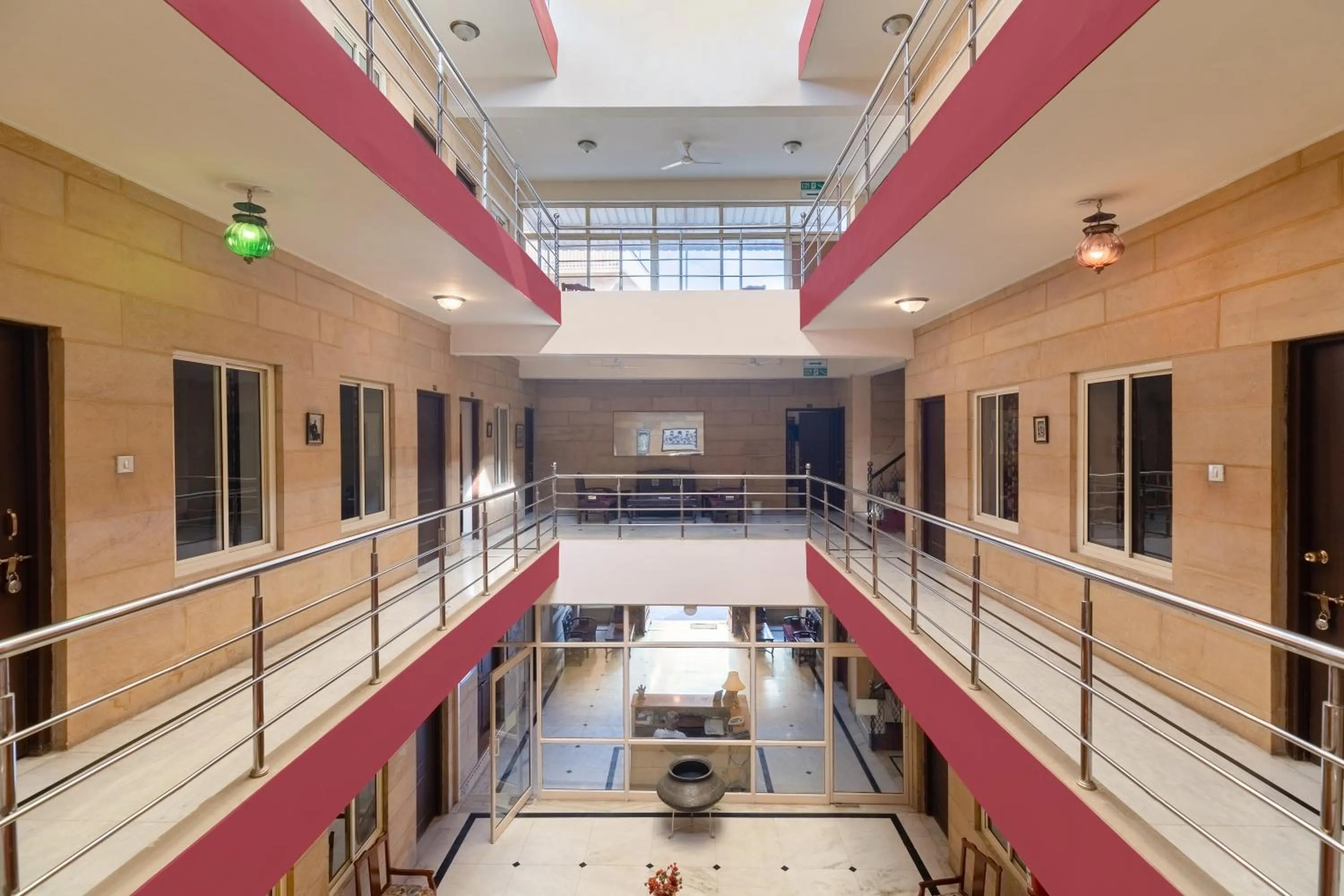 Lobby or reception in WelcomHeritage Kalyan Bhawan Hotel