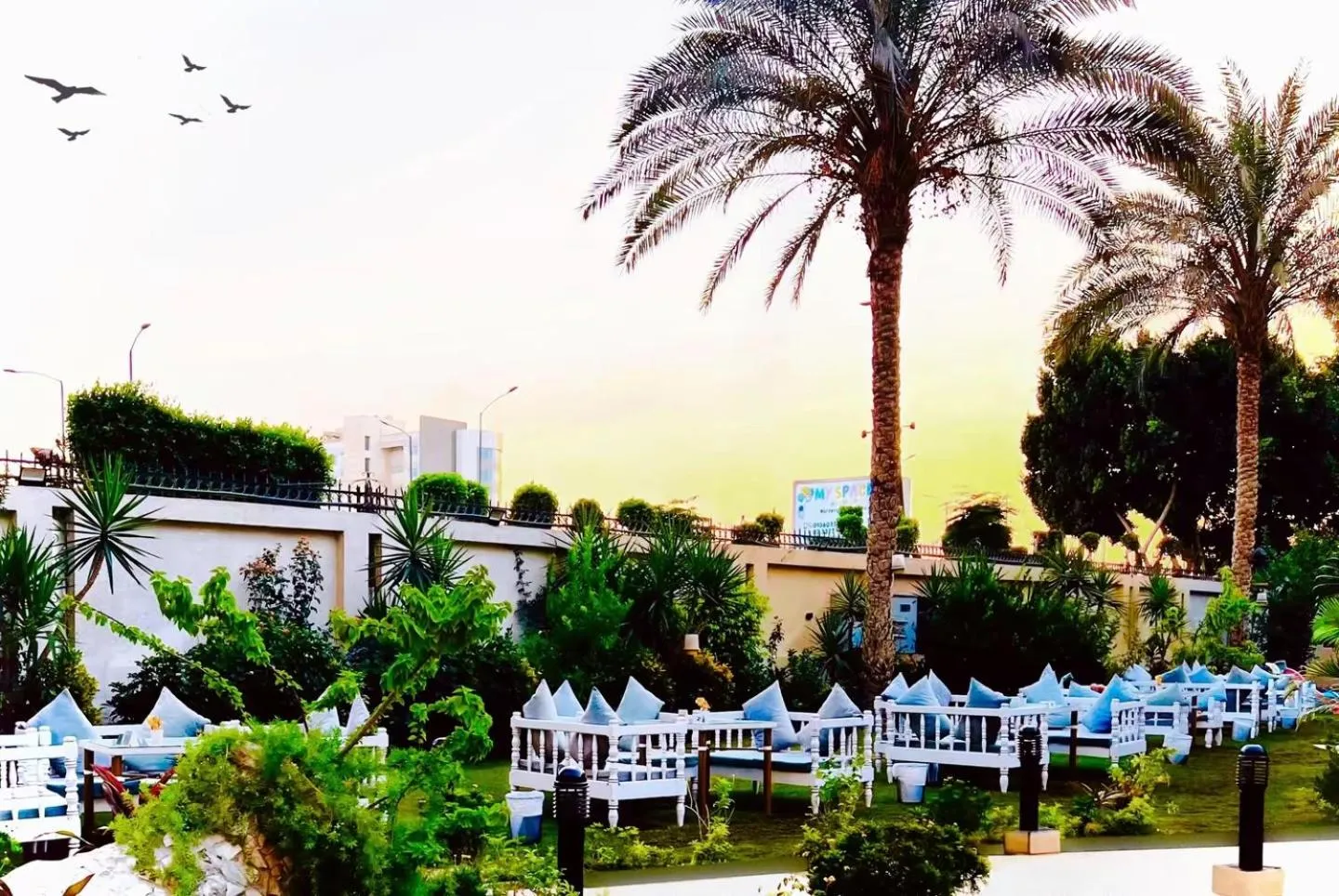 Turquoise Pyramids palace