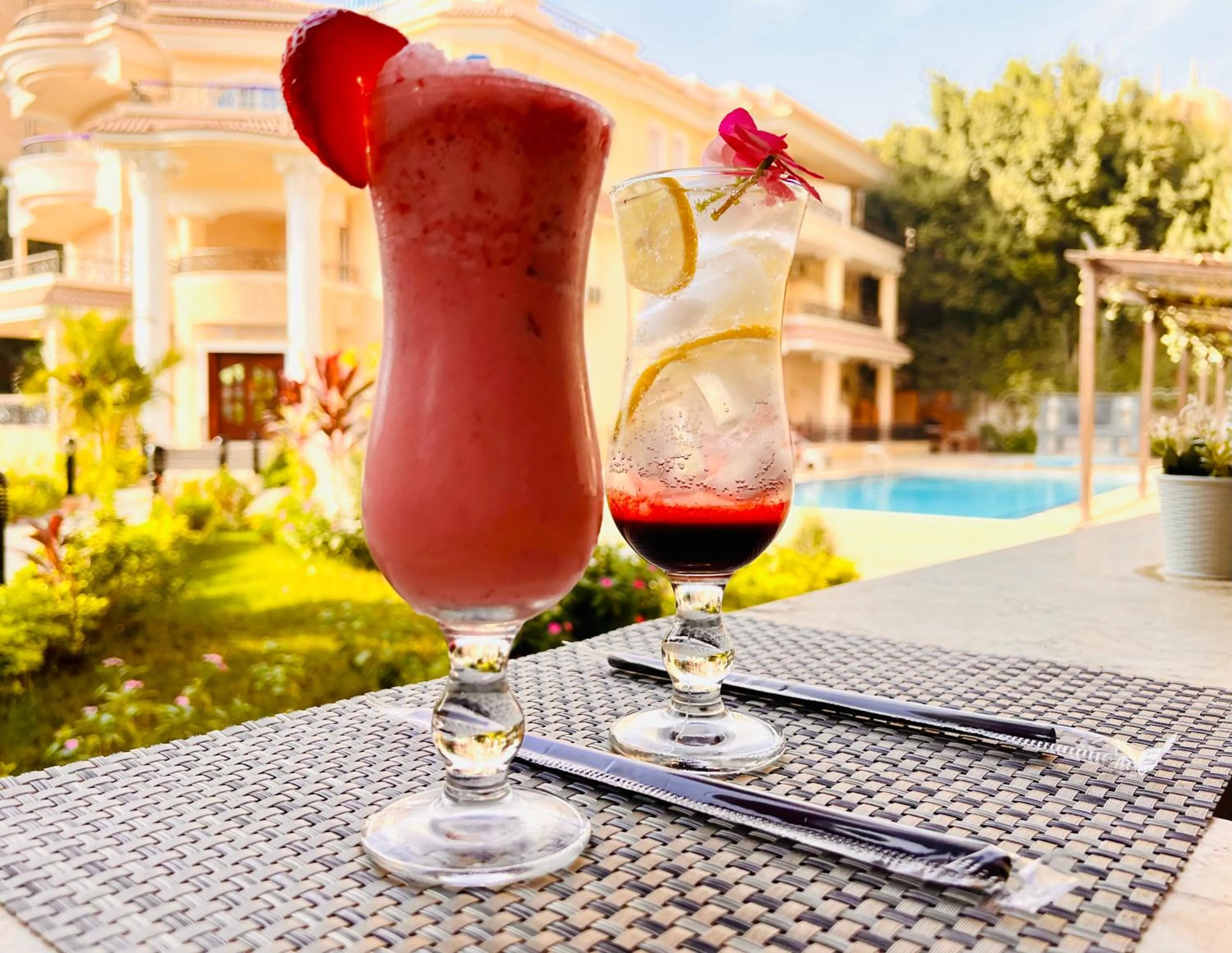 Turquoise Pyramids palace