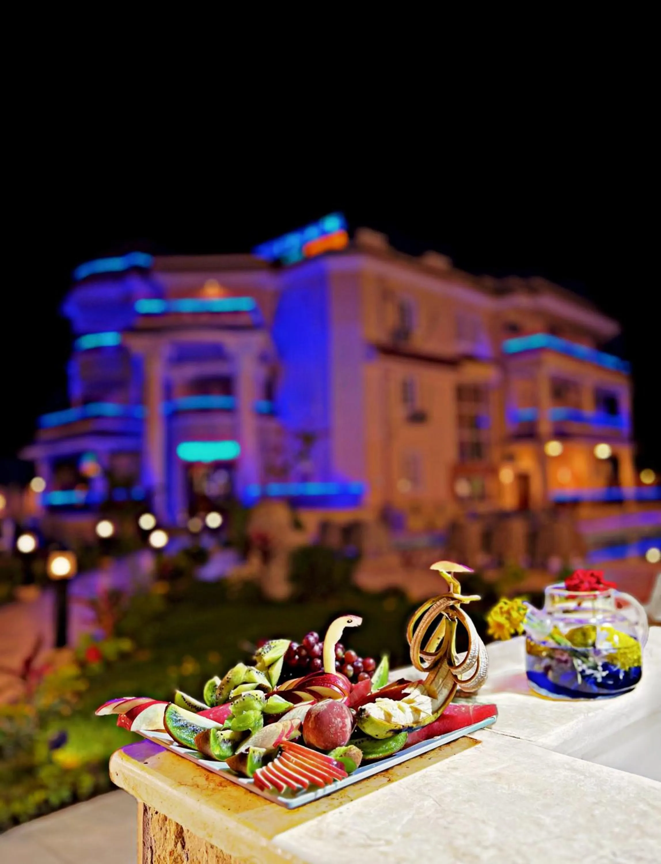 Turquoise Pyramids palace