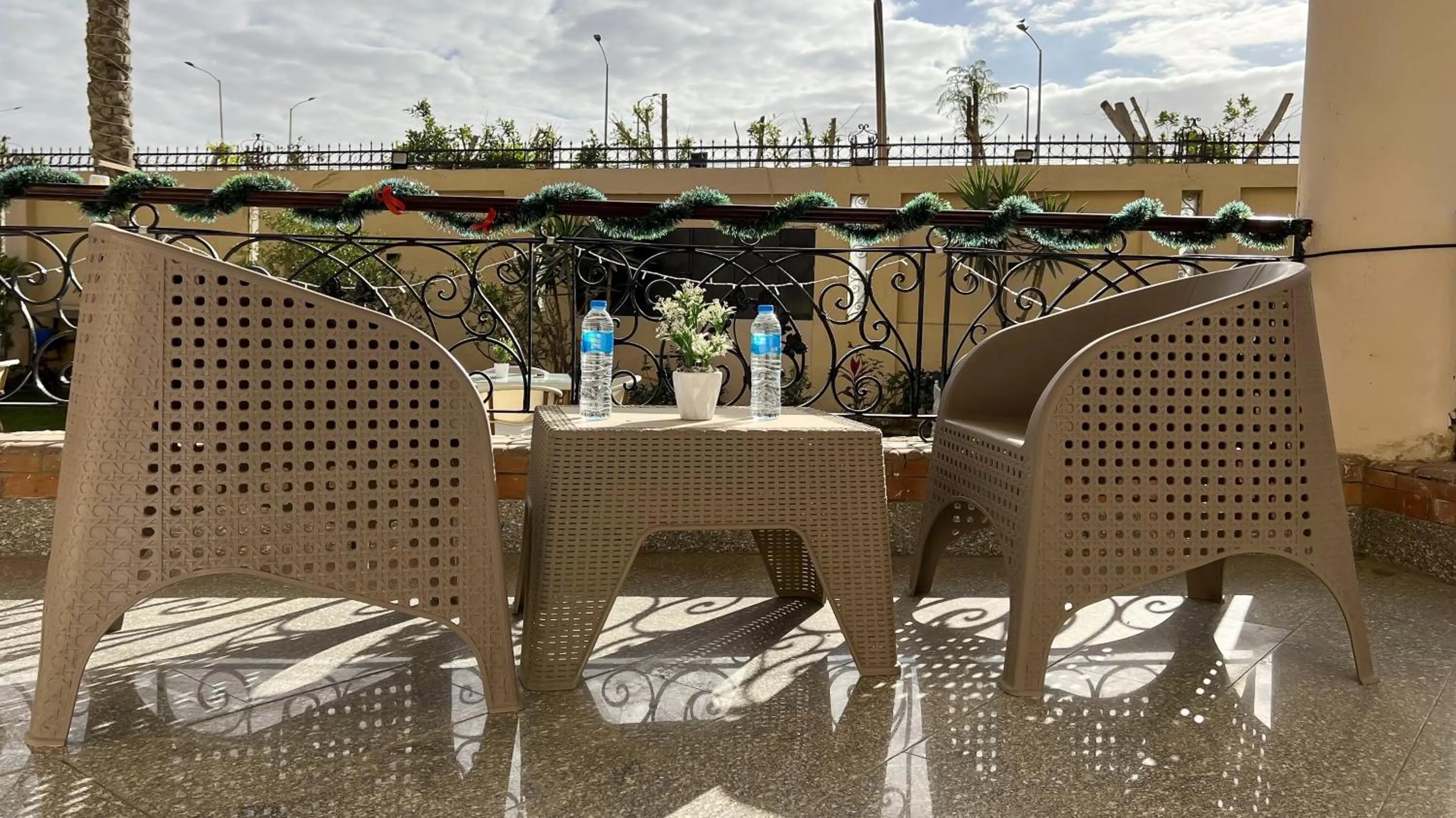 Turquoise Pyramids palace