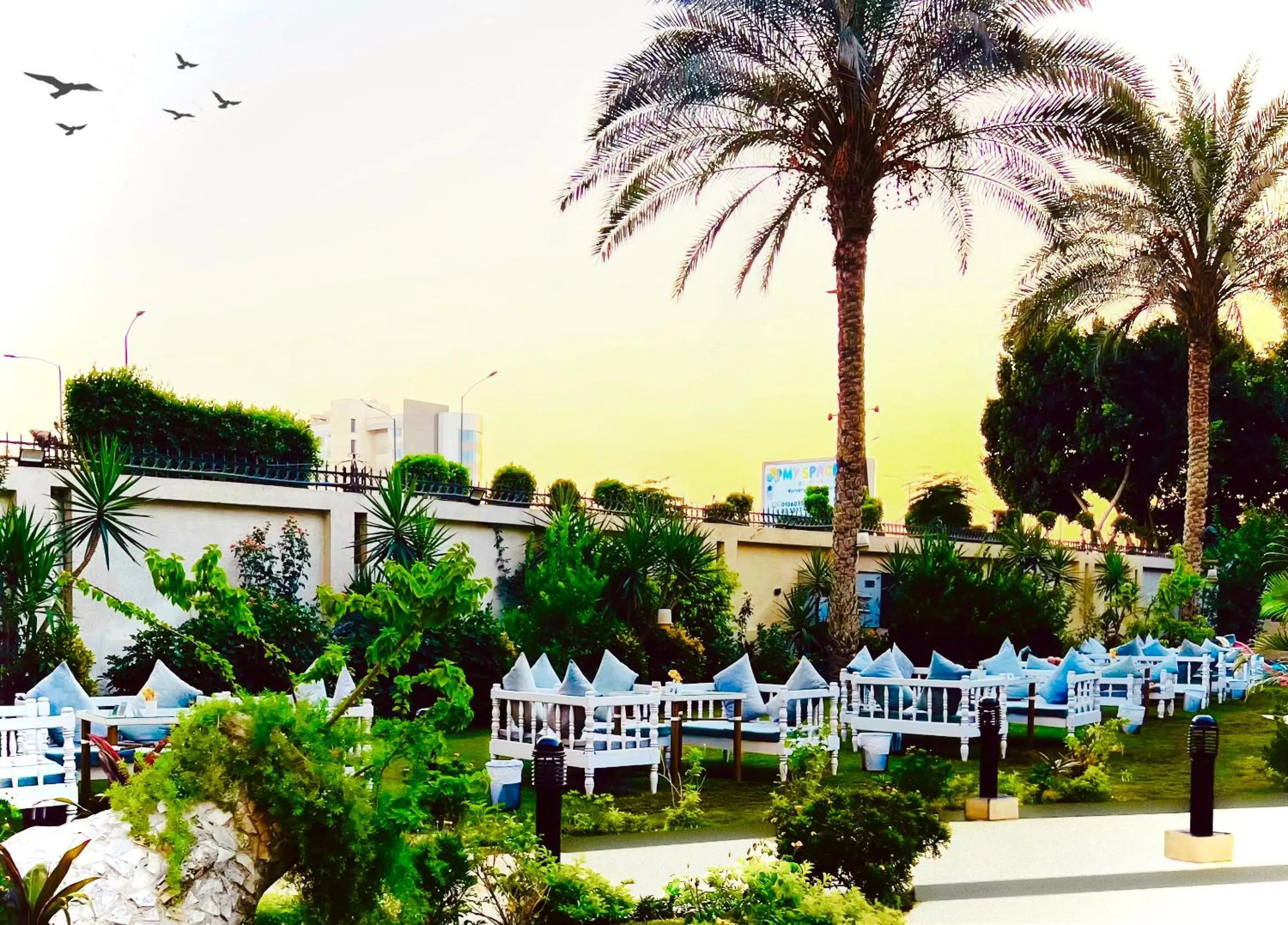 Turquoise Pyramids palace