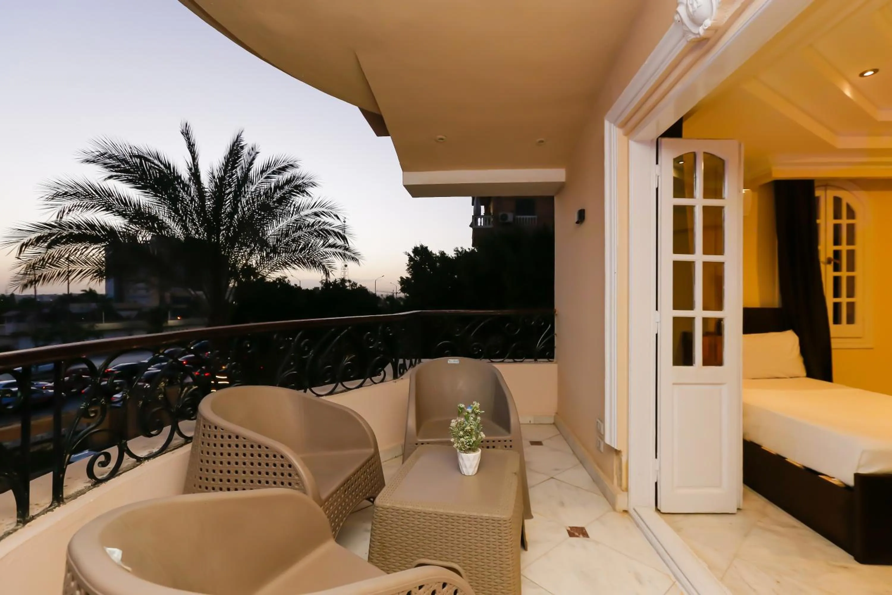 Turquoise Pyramids palace