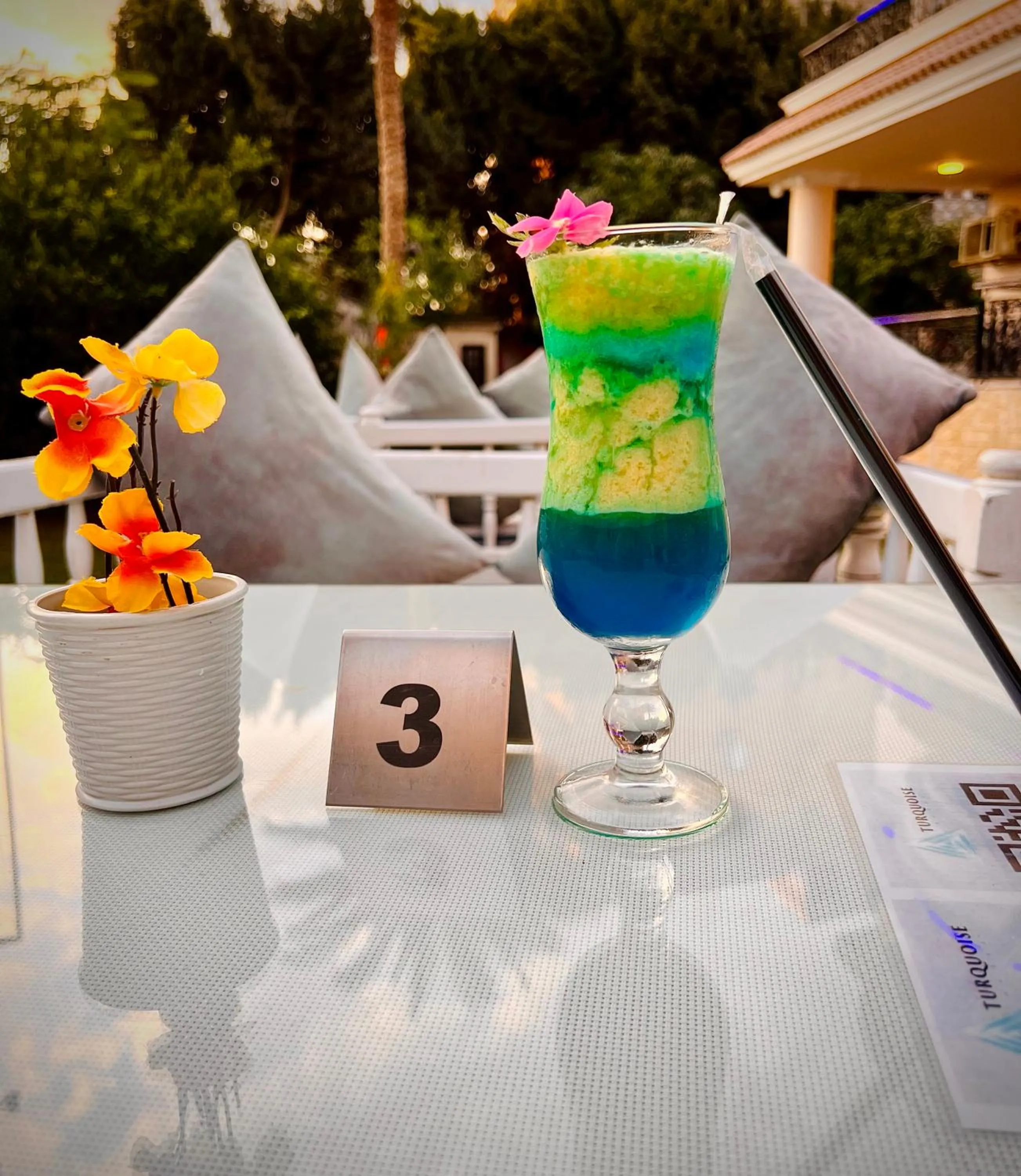 Turquoise Pyramids palace