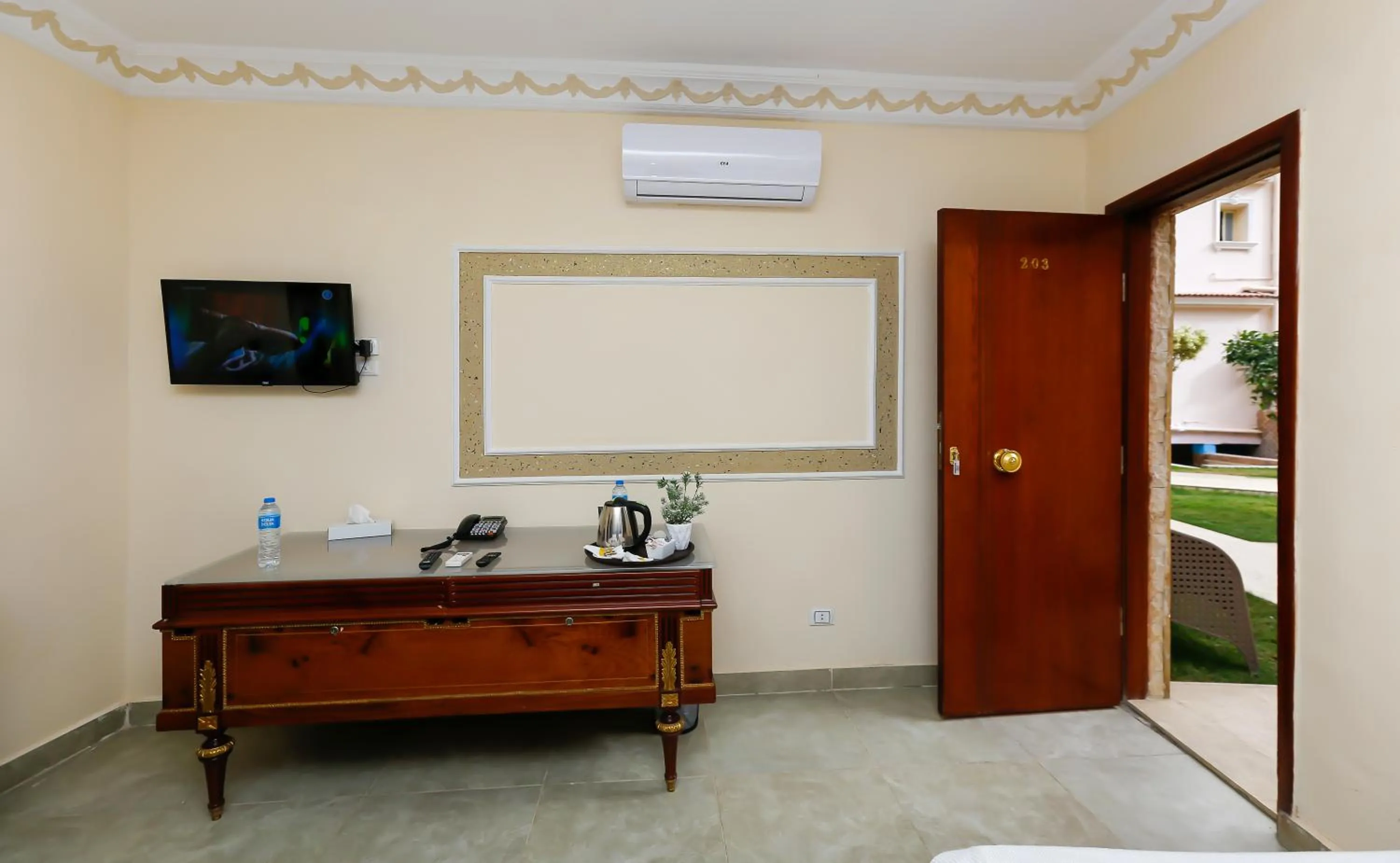 Turquoise Pyramids palace