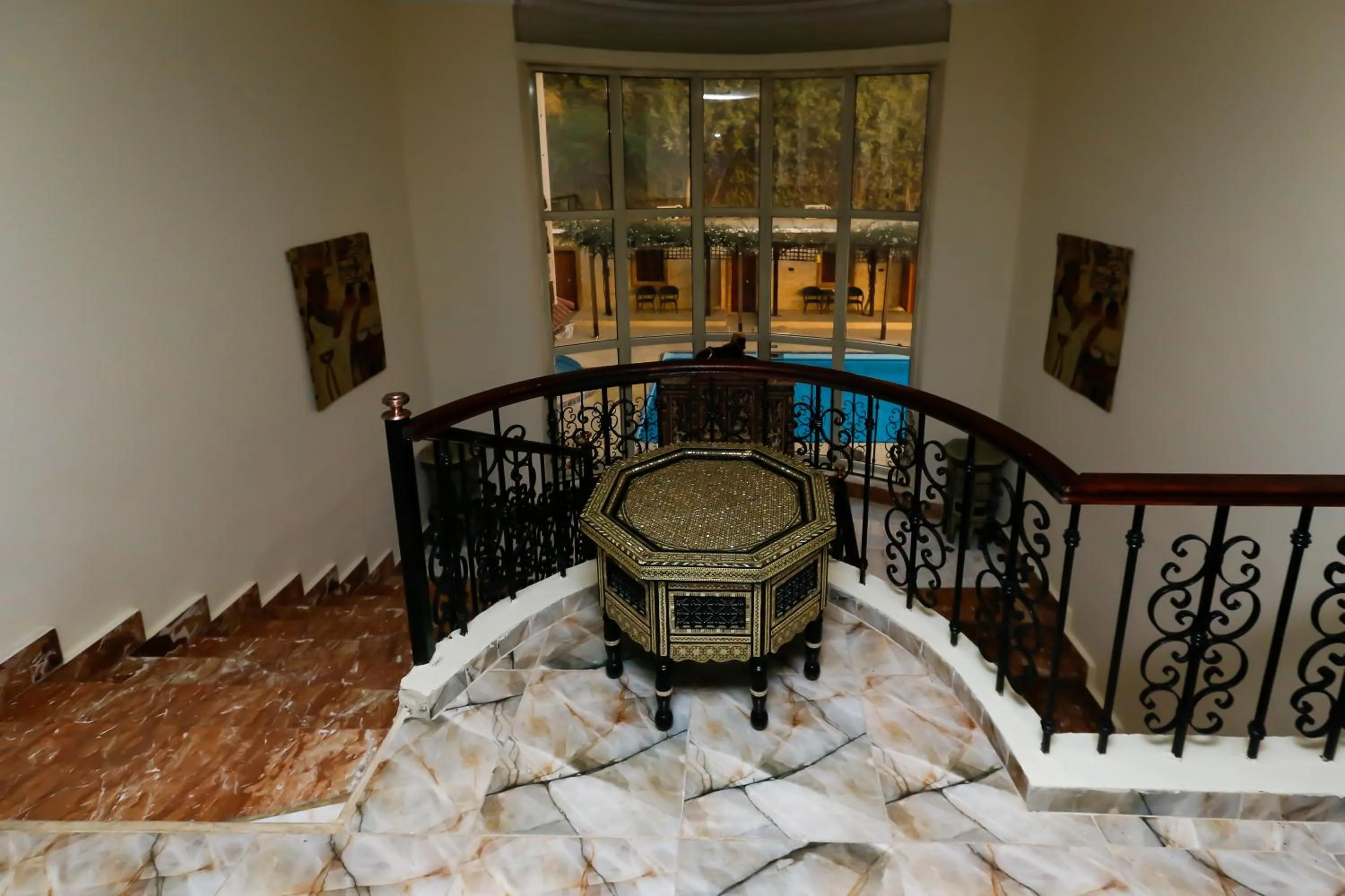 Turquoise Pyramids palace