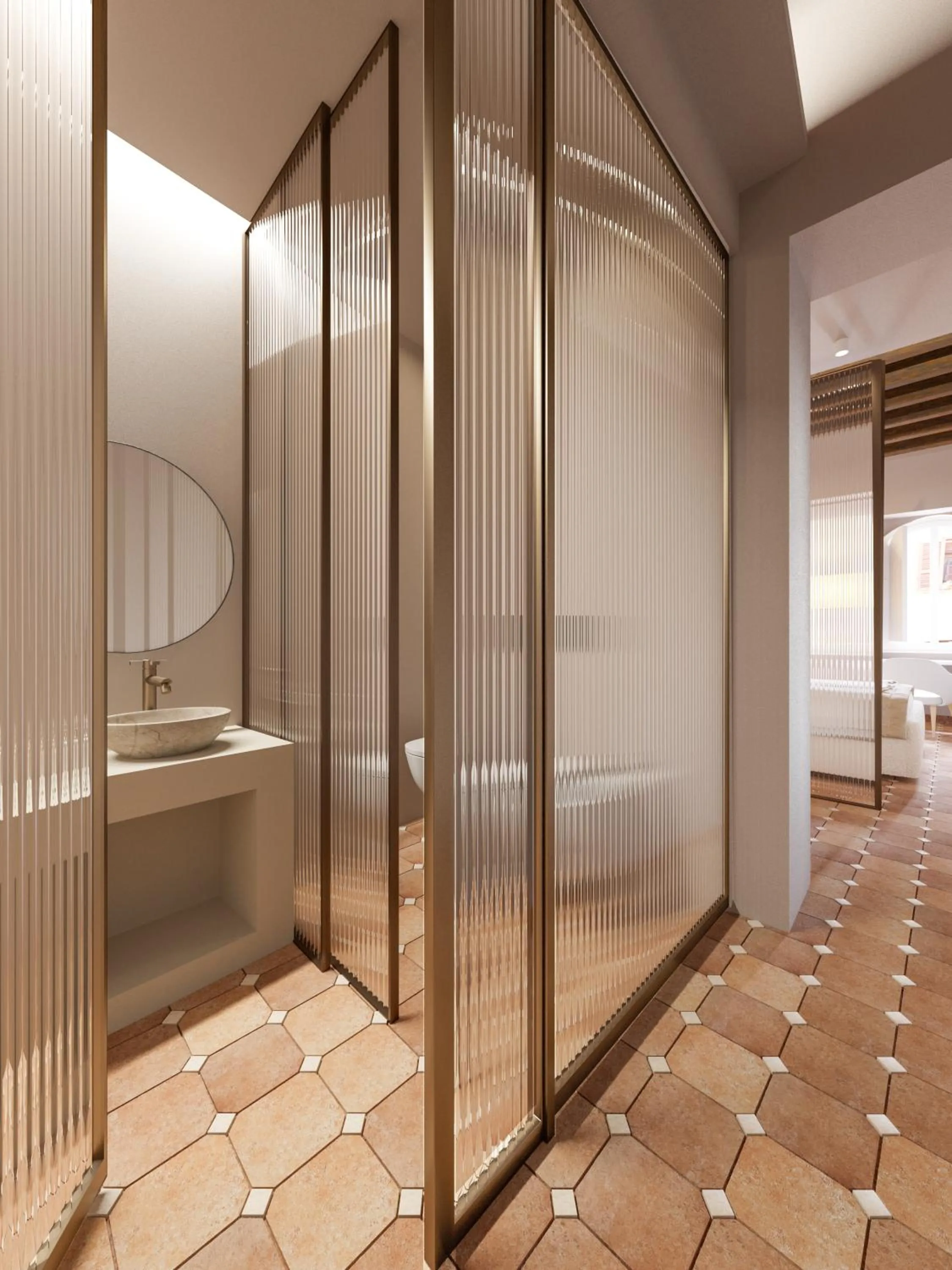 Bathroom in YourSuiteRome