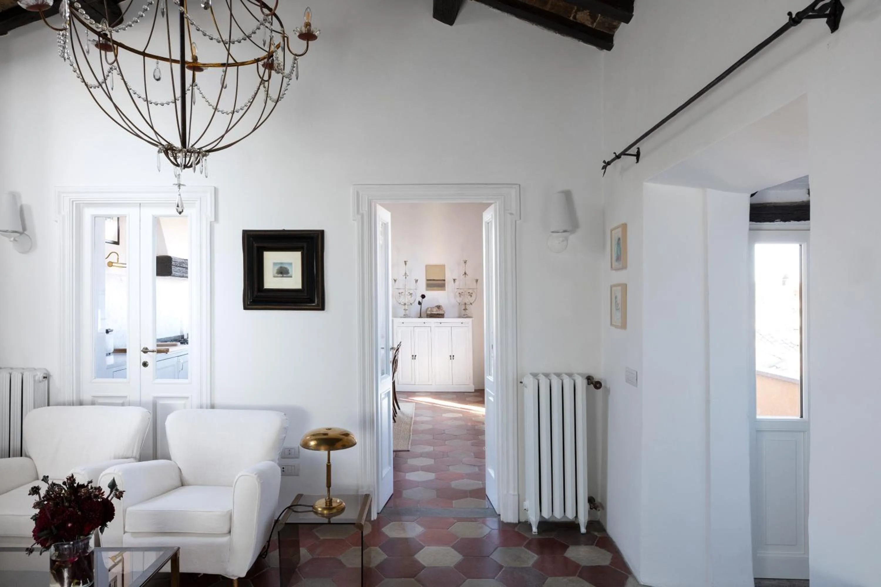 Living room in YourSuiteRome