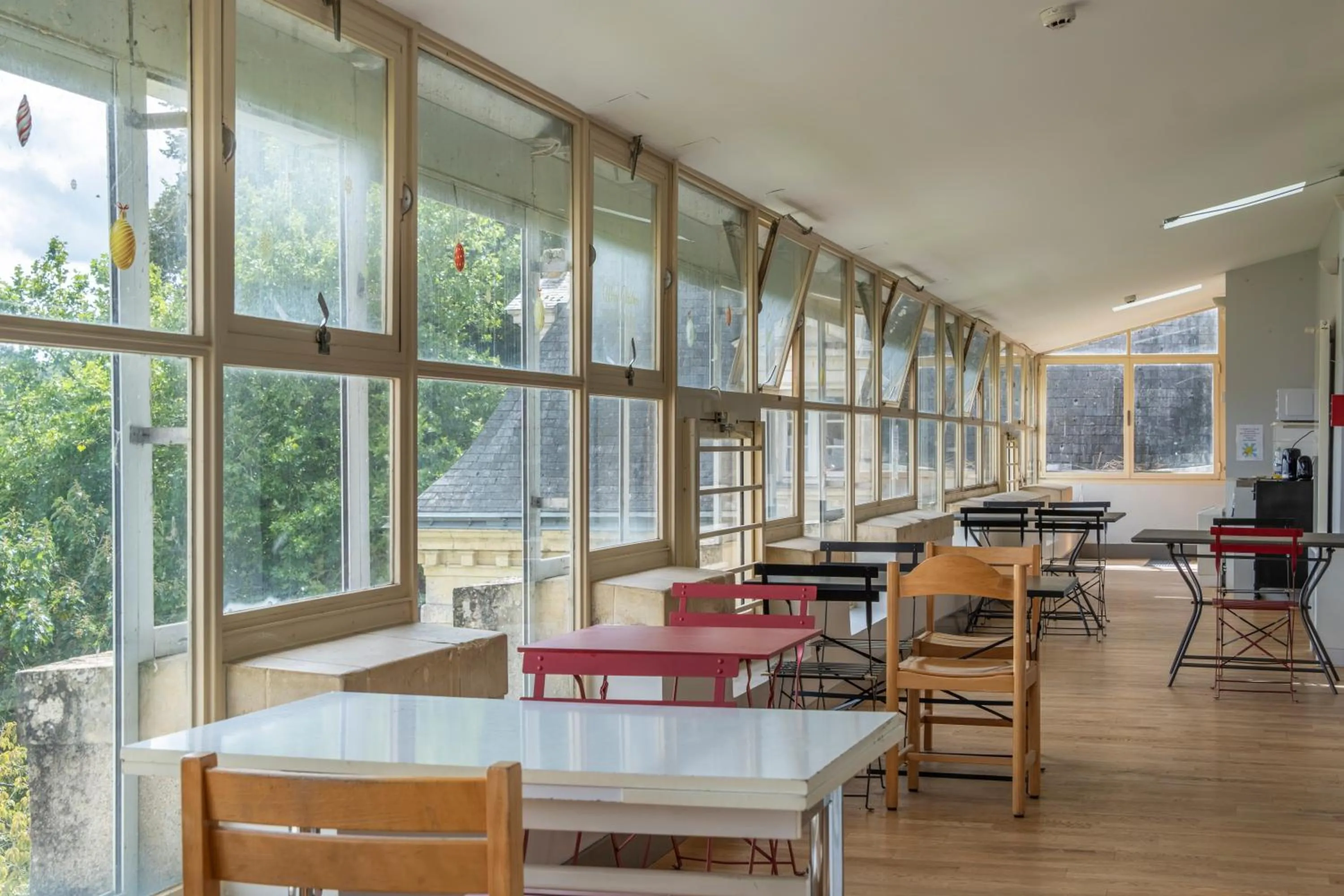 Seating area in Château de Briançon, The Originals Relais