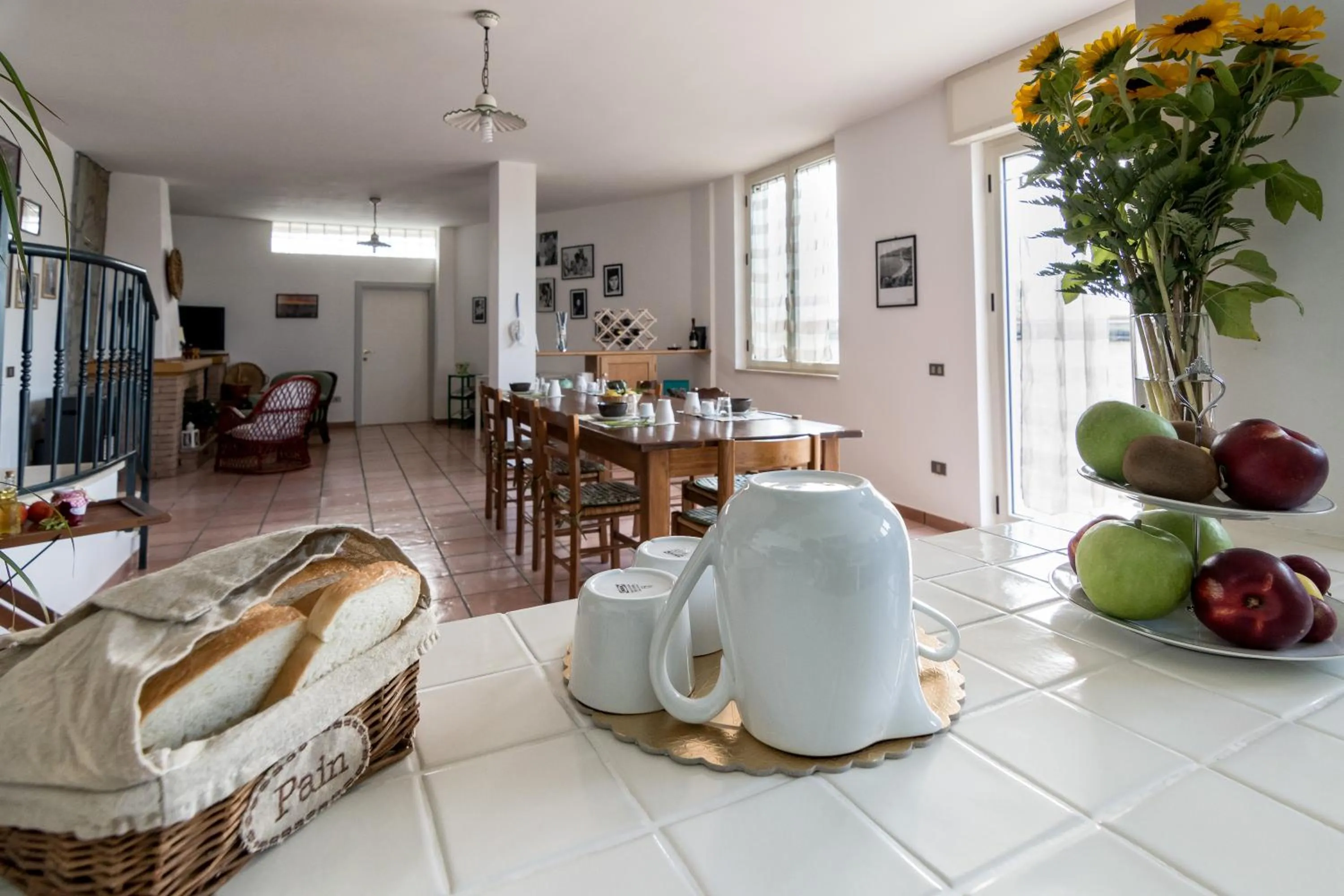 Communal lounge/ TV room in B&B Belvedere