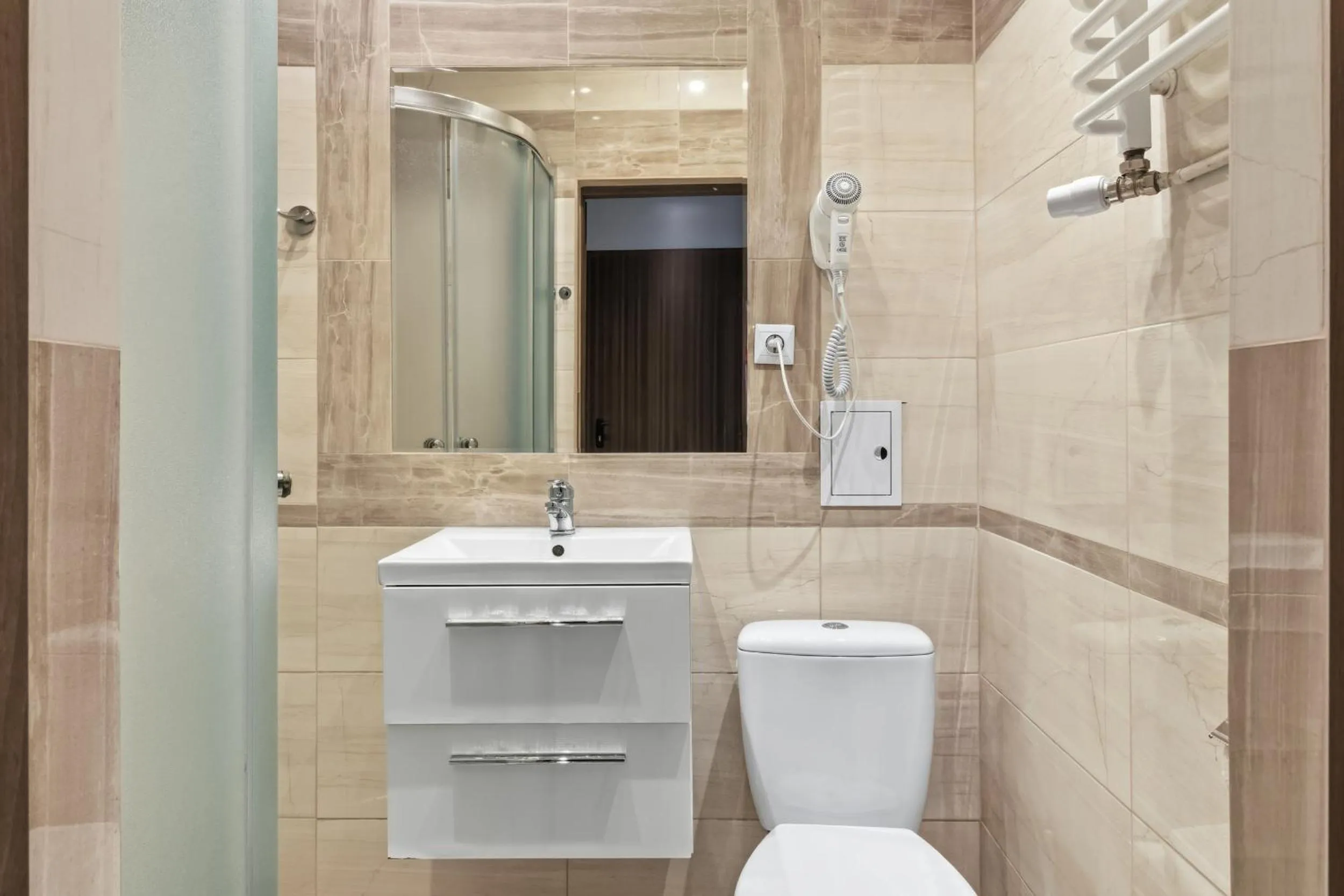 Shower in Queen Apartments