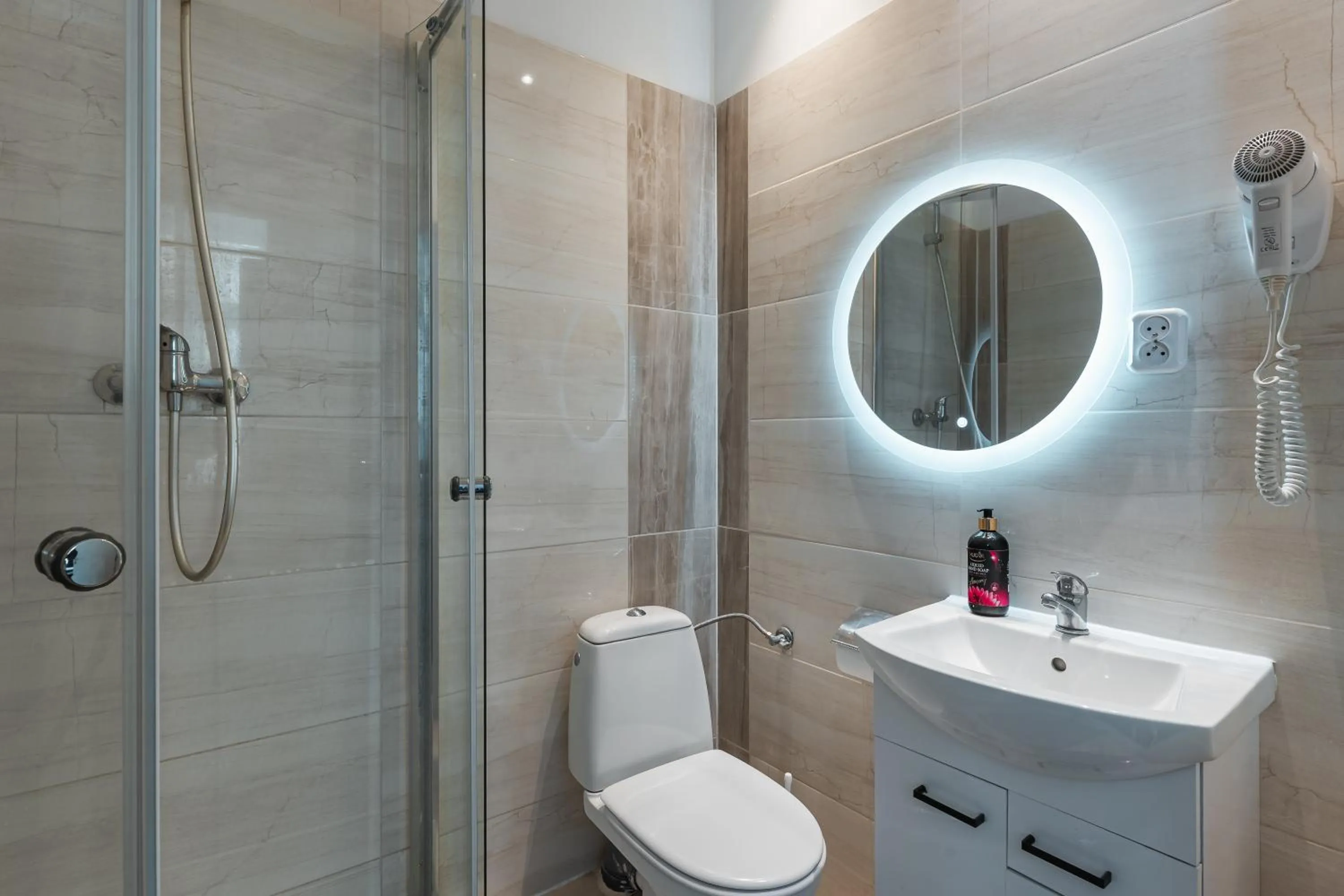 Shower in Queen Apartments