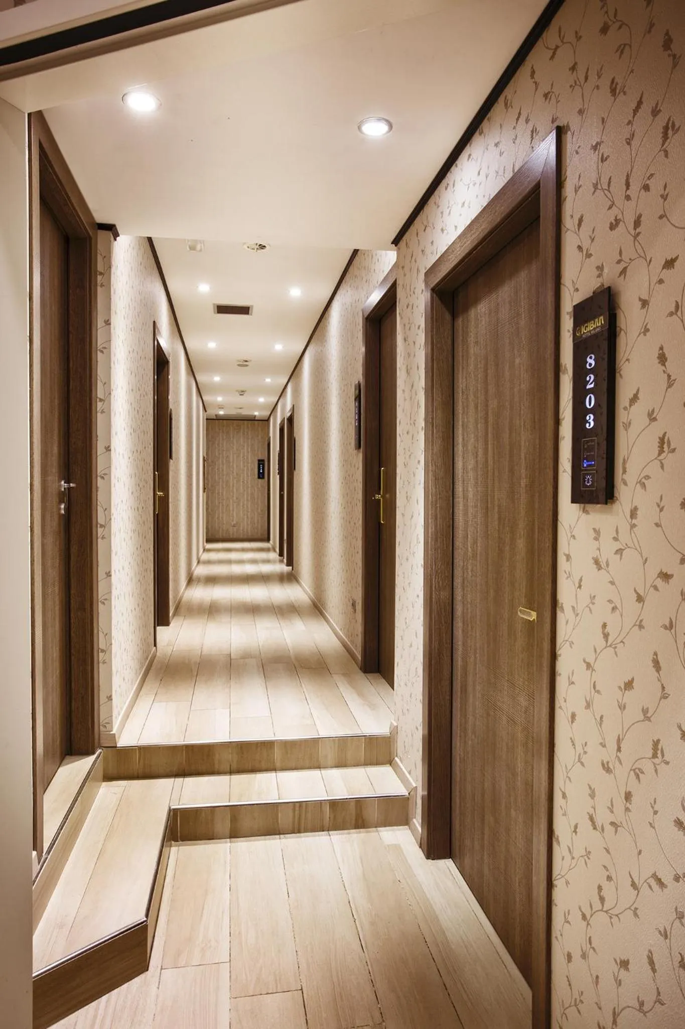 Decorative detail in Igiban Hotel