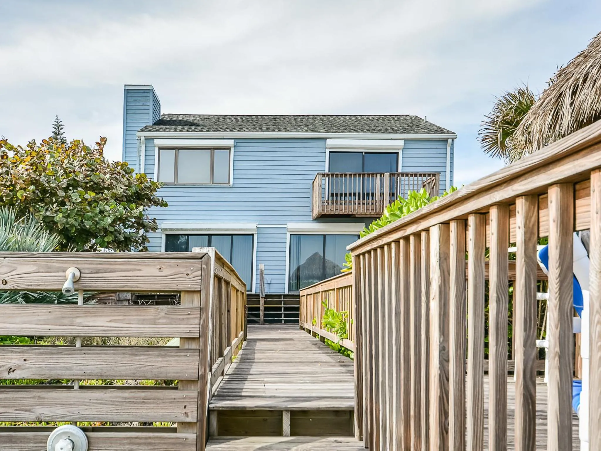 Large Beachfront Deck on Car Free Beach - 5747 S. Atlantic