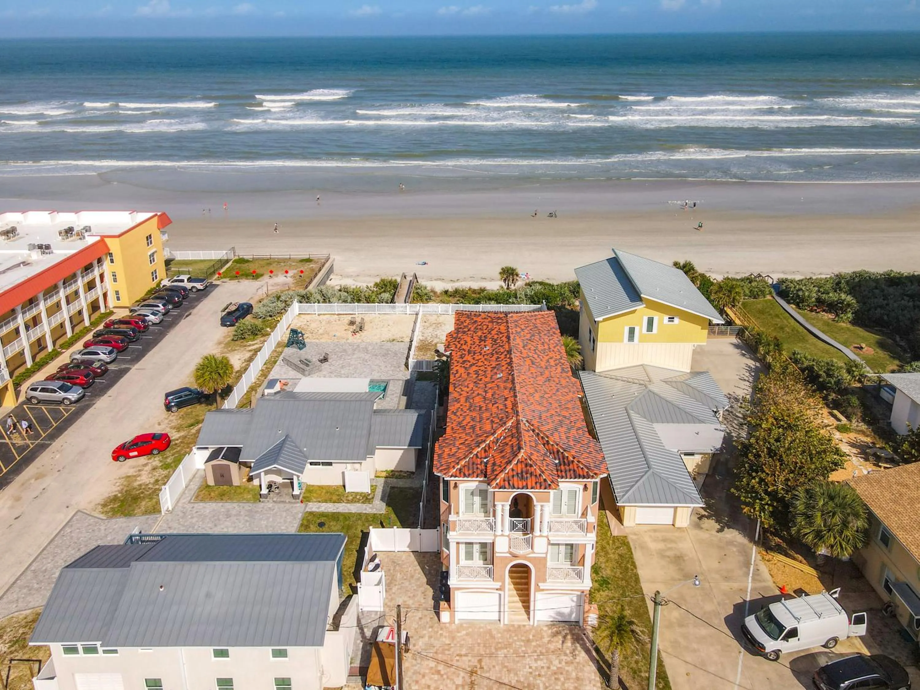 Hip Nautic ~ Luxury Beachfront Beach Home with Pool - Car Free Beach - 4071H