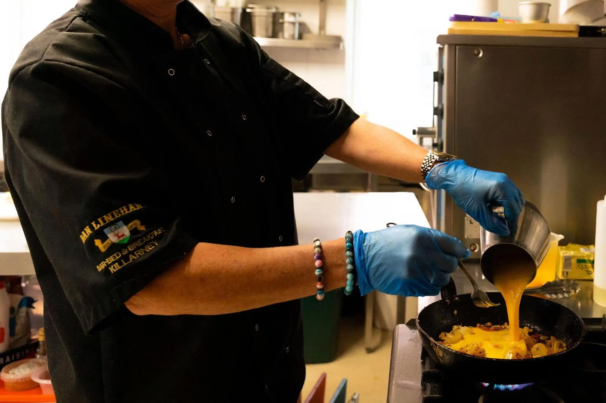 Breakfast in Dan Linehan's B&B