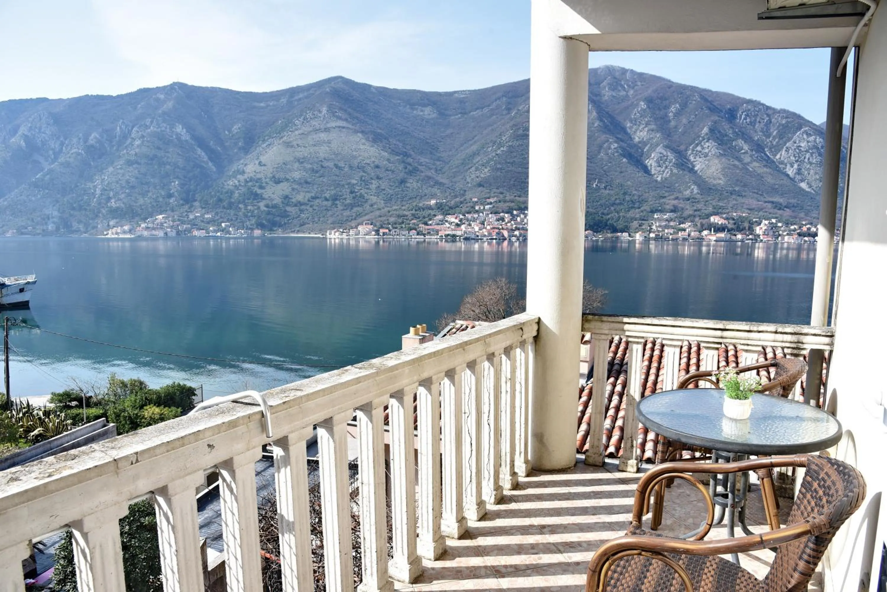 Sea view in Apartments PEGAZ