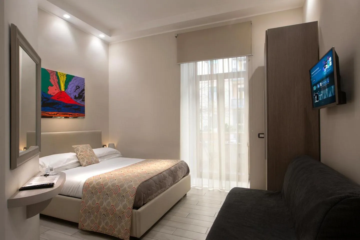 View (from property/room), Bed in Residenza Suarez