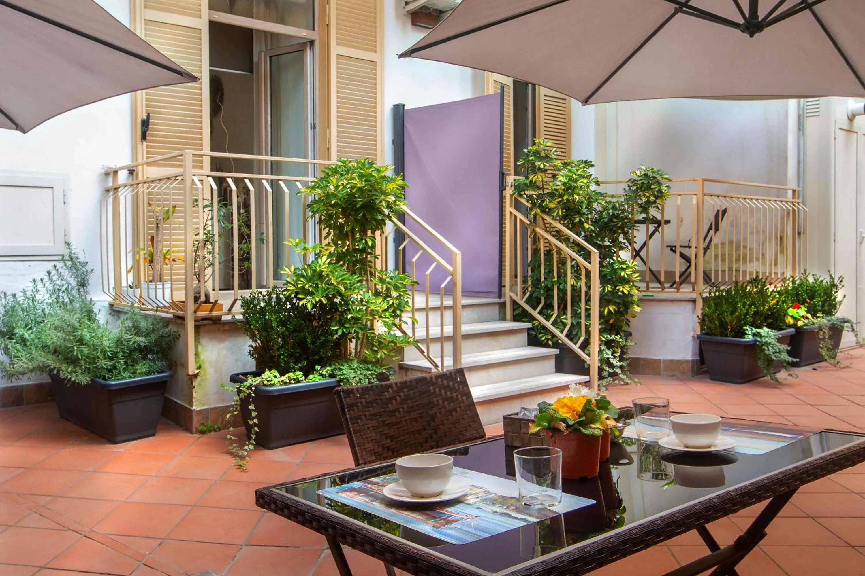 Balcony/Terrace in Residenza Suarez