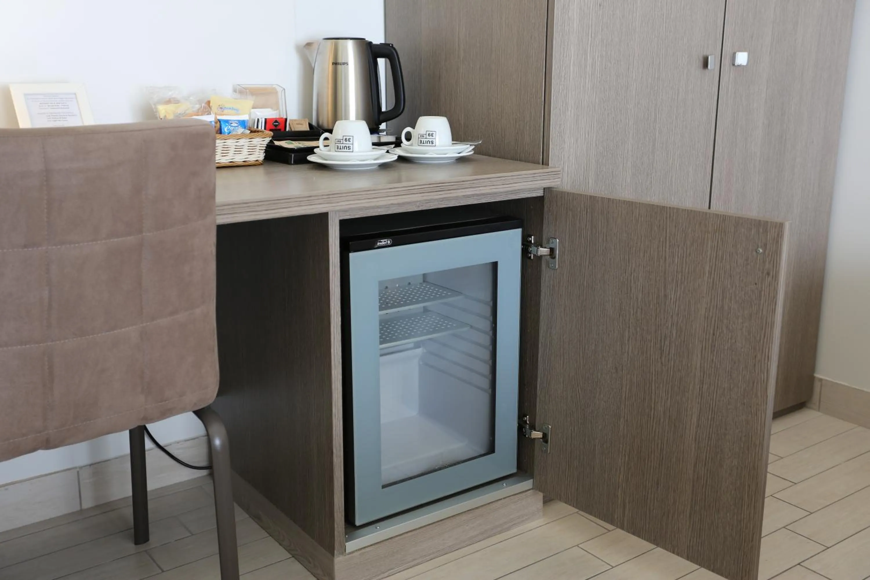 minibar in Suite 39 B&B