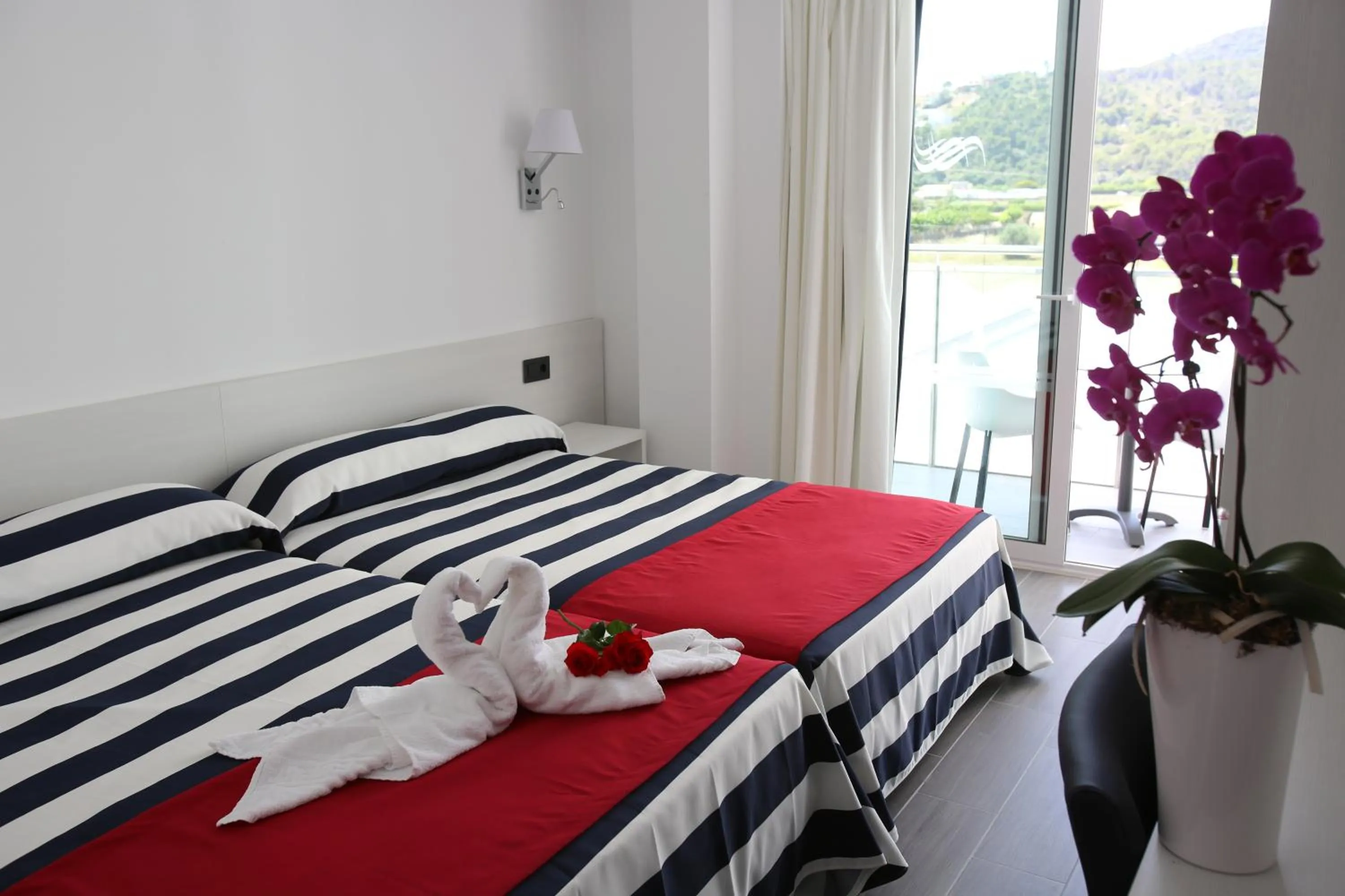 Decorative detail, Bed in Hotel Europa Splash & Spa