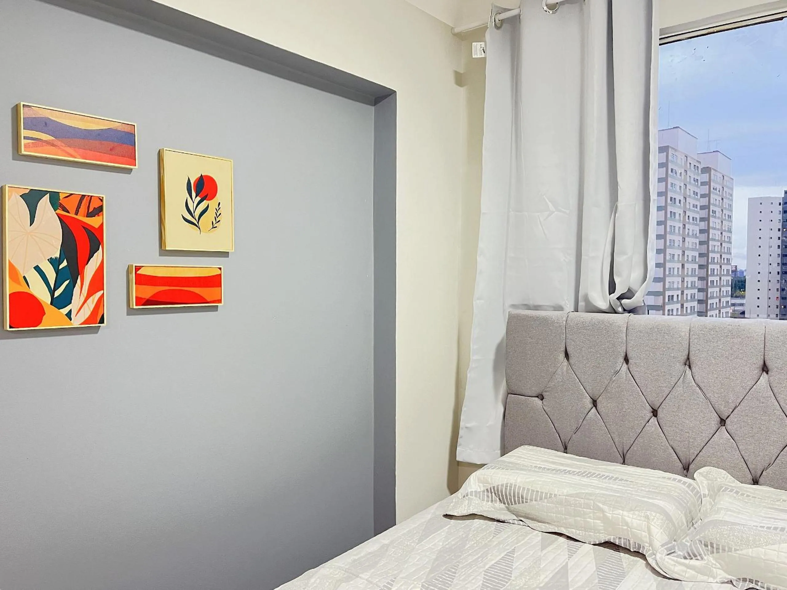 Photo of the whole room, Bed in Excelente apartamento no centro de Curitiba