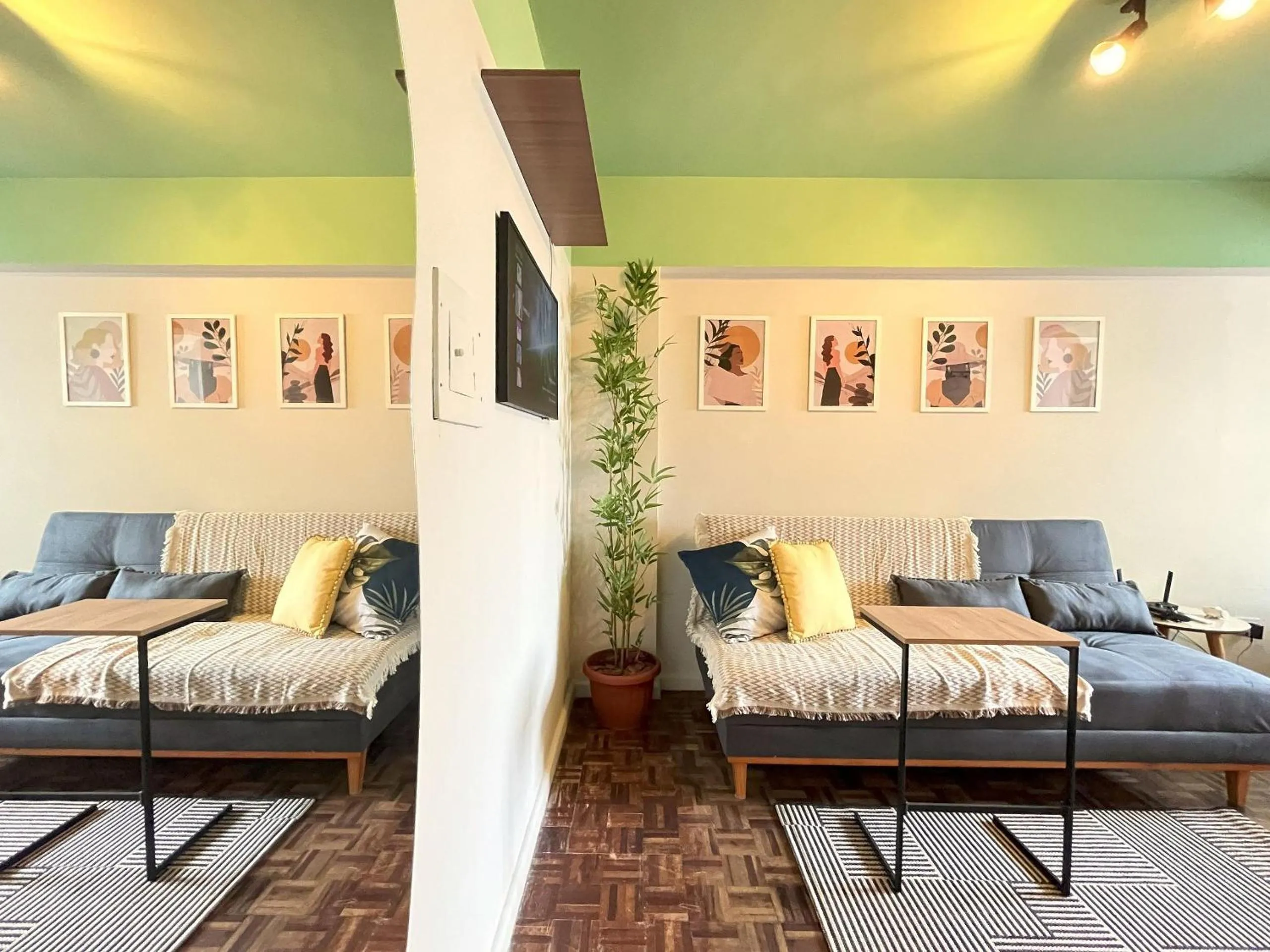 Living room in Excelente apartamento no centro de Curitiba