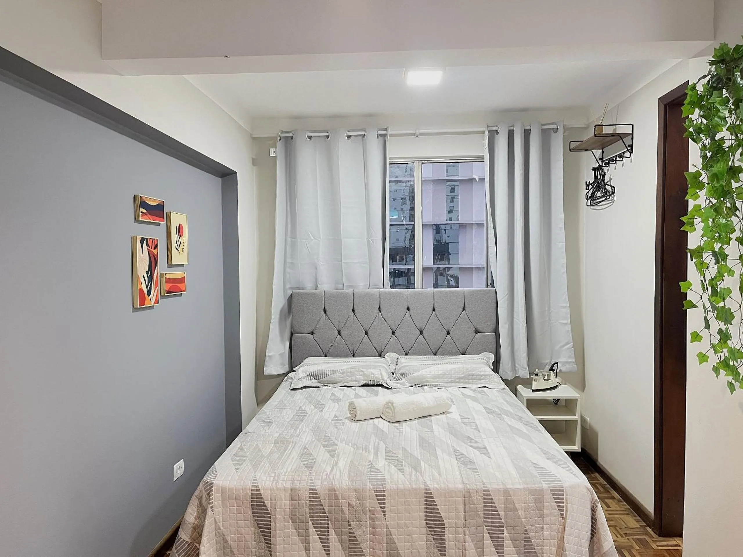 Photo of the whole room, Bed in Excelente apartamento no centro de Curitiba