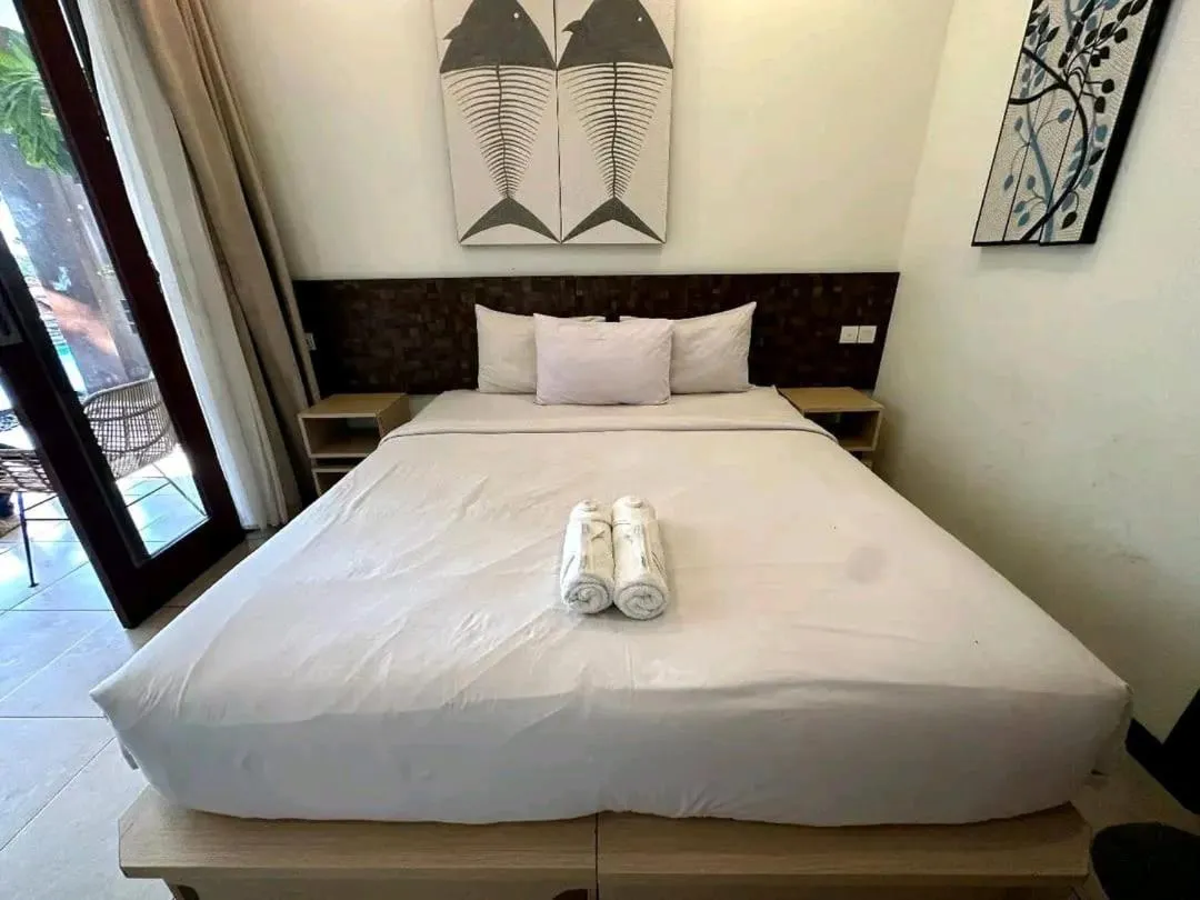 Bed in THE PAVING VILLA