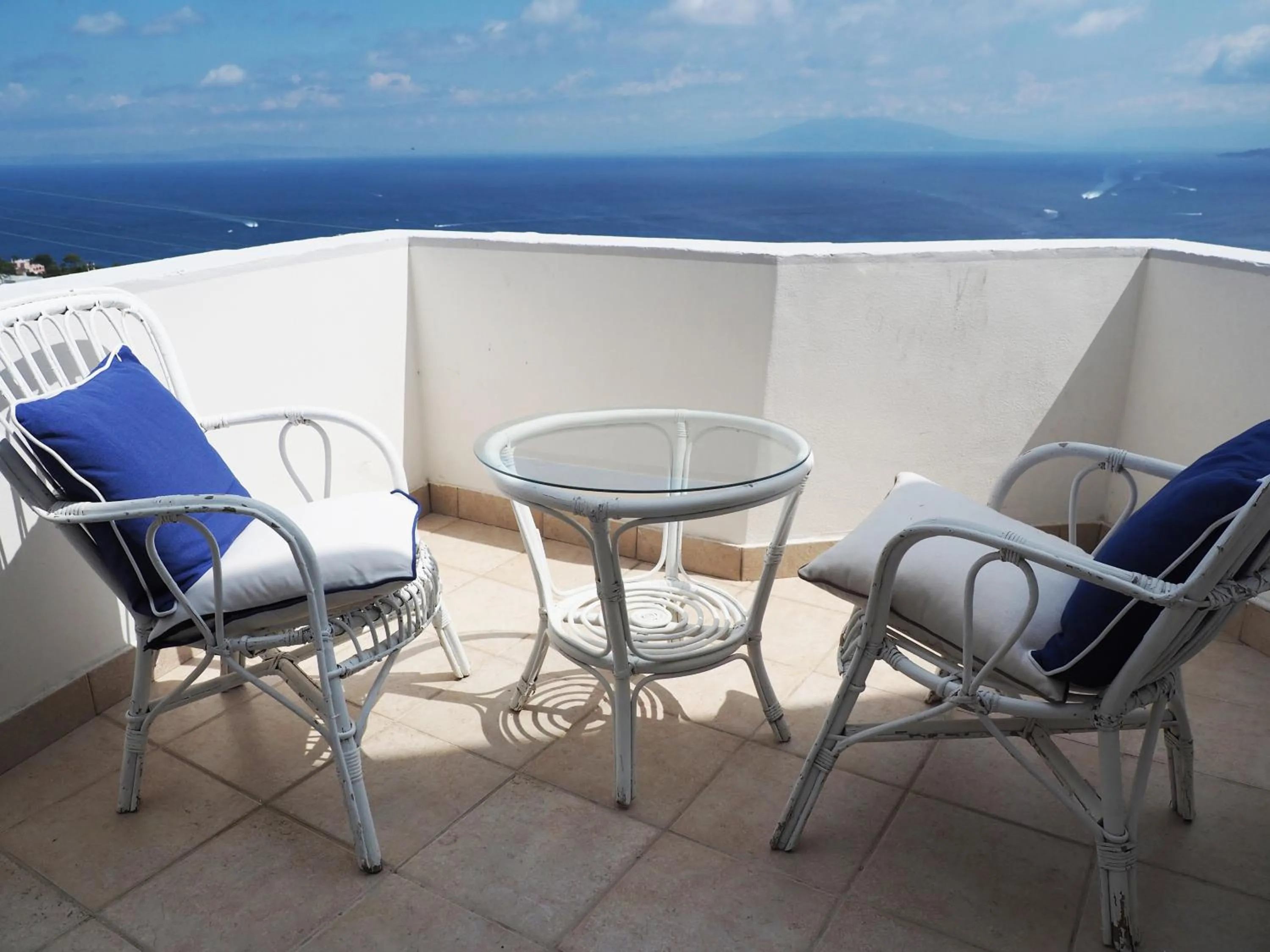 Balcony/Terrace in Villa La Pergola Capri