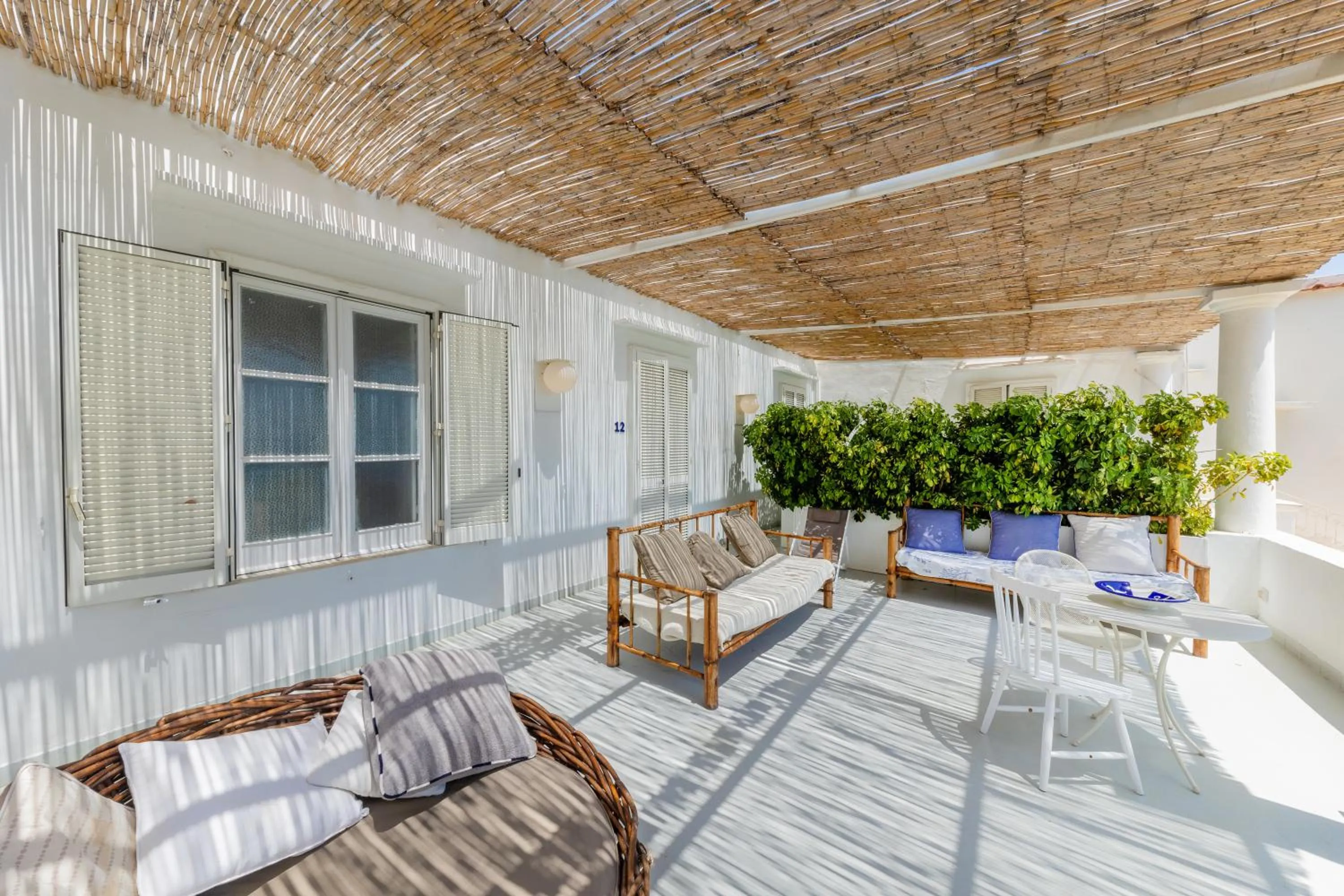 Balcony/Terrace in Villa La Pergola Capri