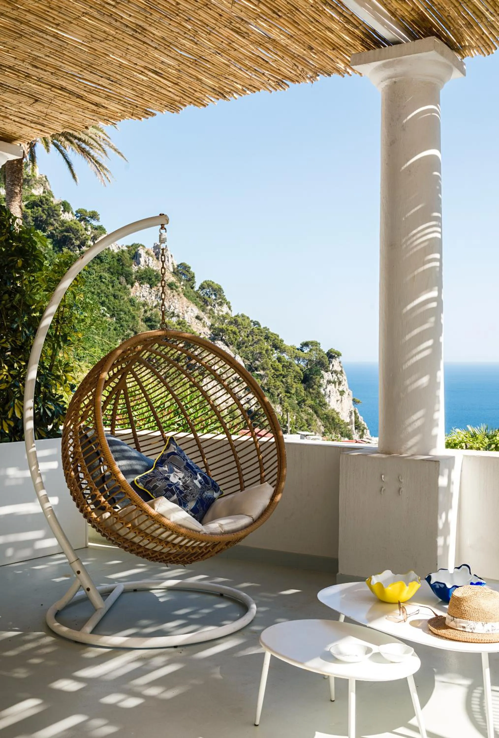 Patio in Villa La Pergola Capri