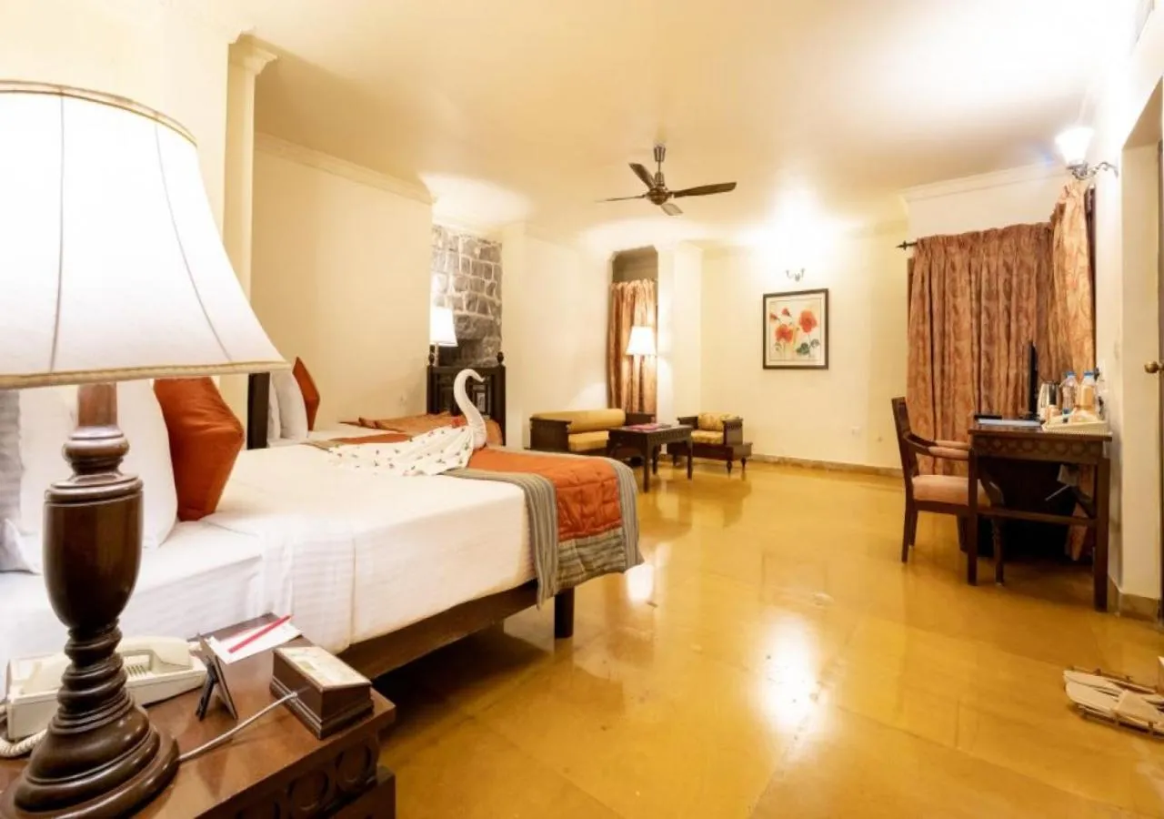 Coffee/tea facilities, Bed in Fort JadhavGADH -A GADH Heritage Hotel