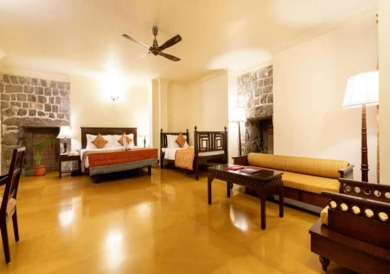 Bed in Fort JadhavGADH -A GADH Heritage Hotel